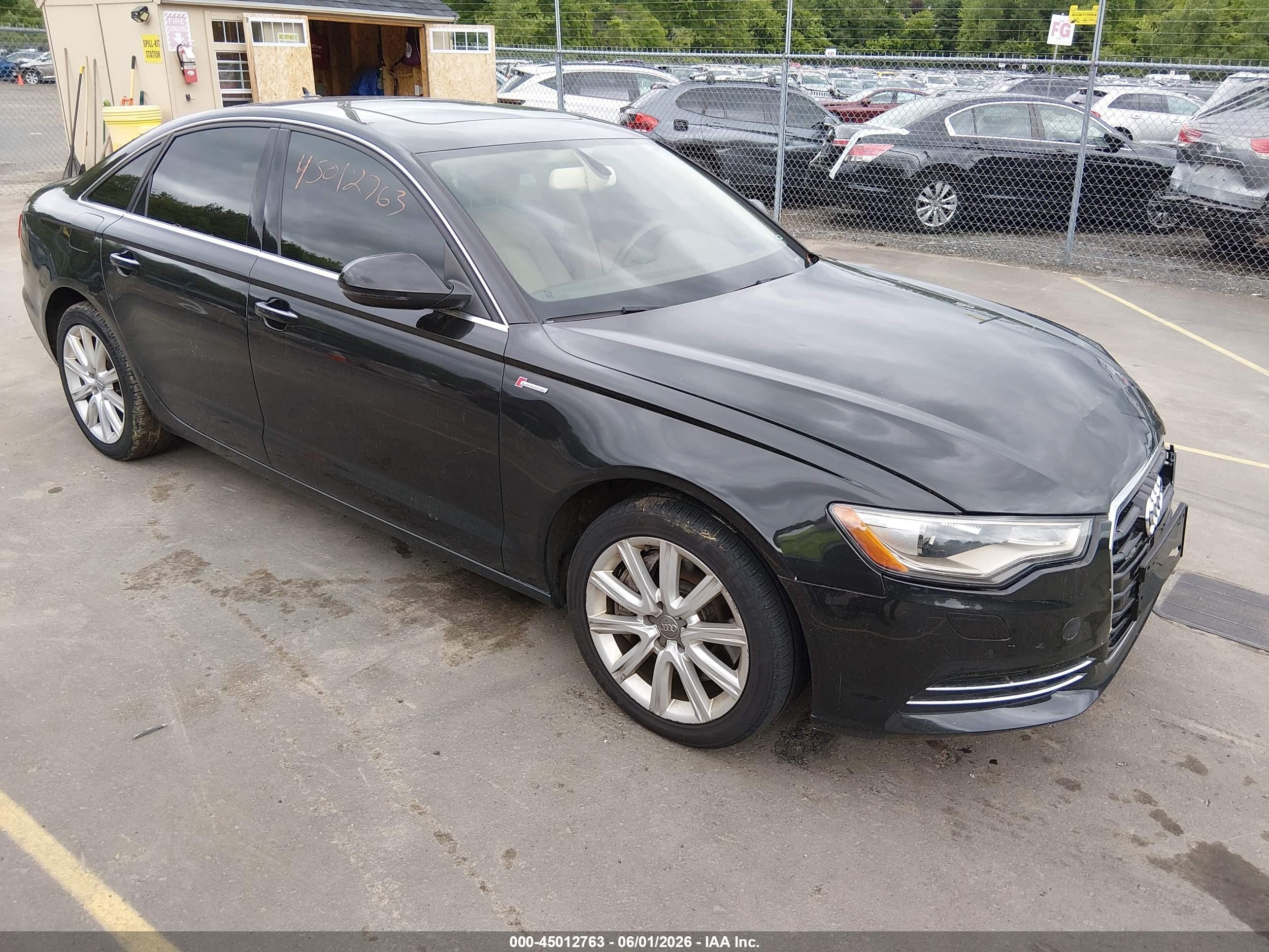 2014 Audi A6 Premium Plus, VIN WAUFGAFC0EN083613 — Front end