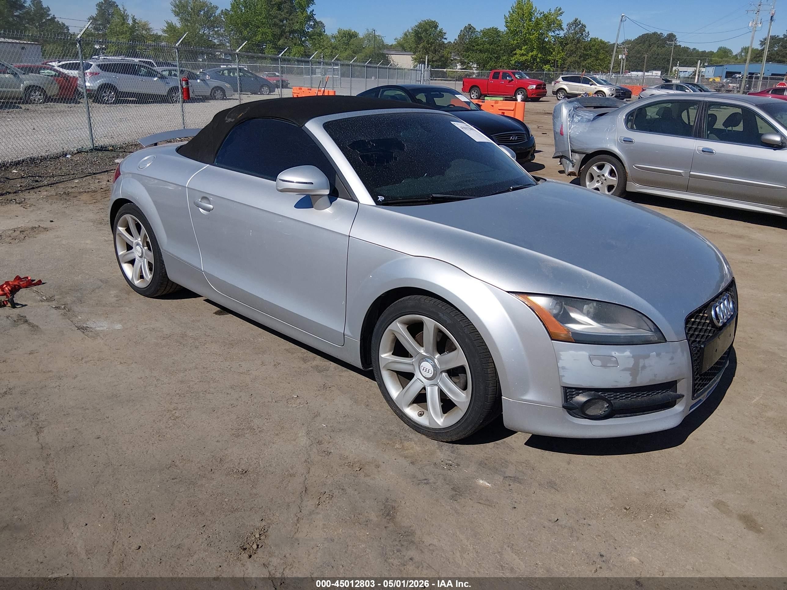 2008 Audi TT 2.0T, VIN TRUMF38J981001979 — Burn