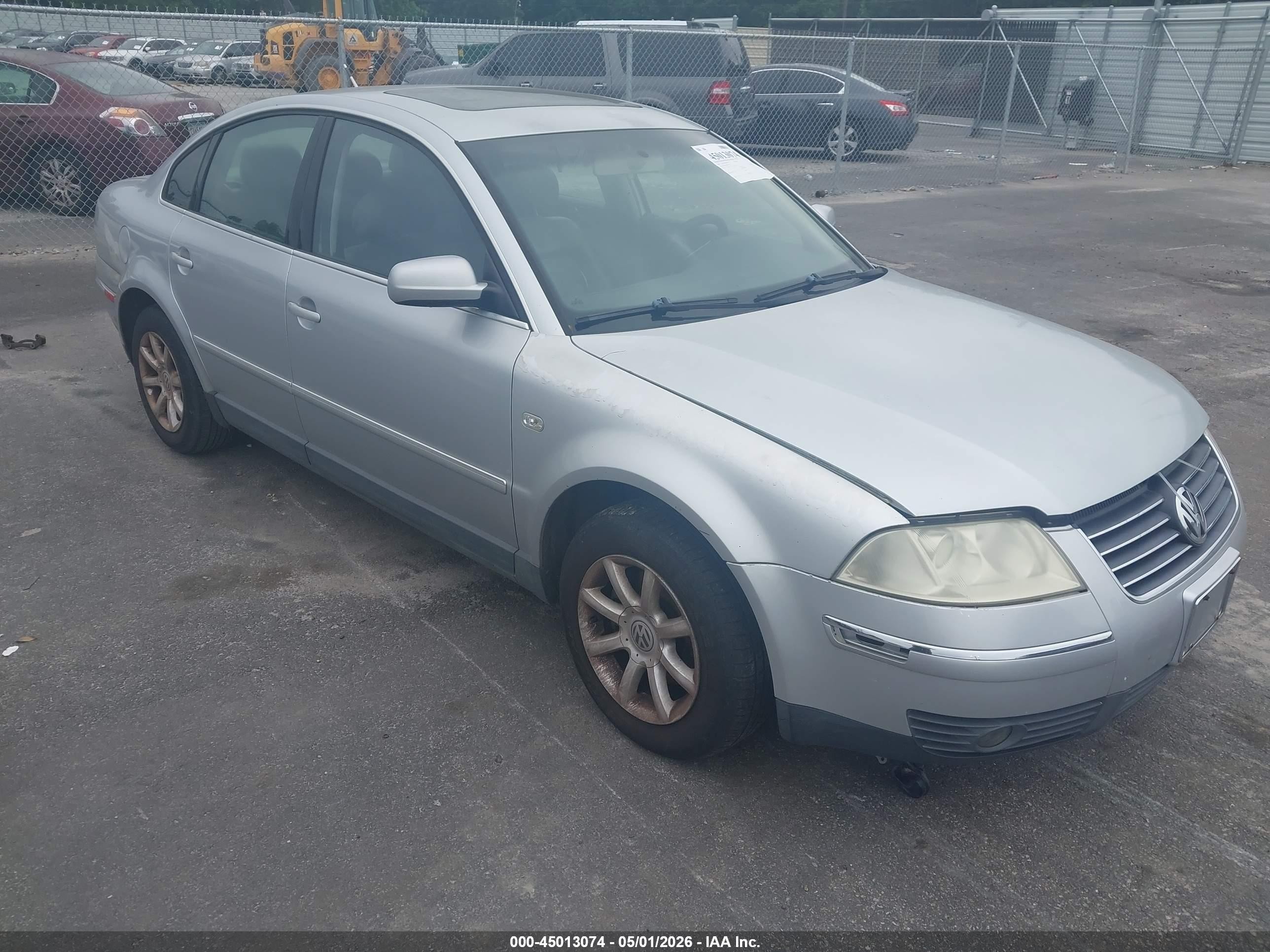2004 Volkswagen Passat GLS, VIN WVWPD63B84P143570 — Repossession