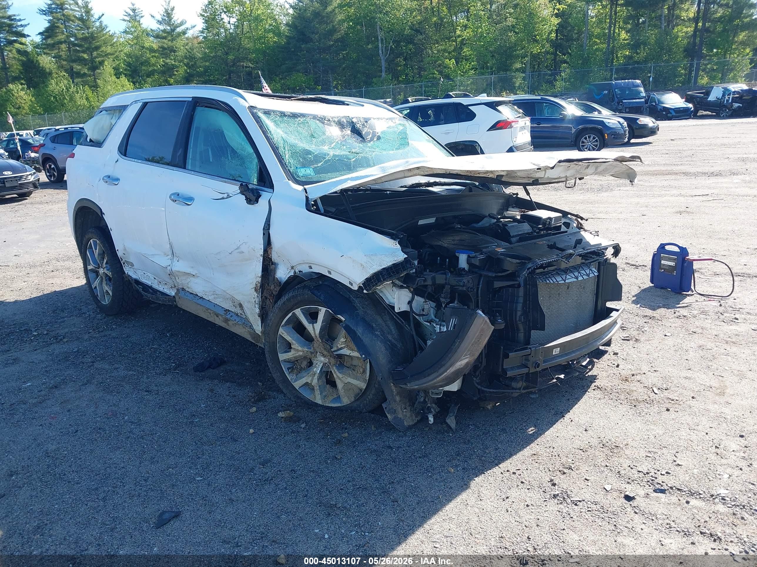 2021 Hyundai Palisade SEL, VIN KM8R4DHEXMU253288 — Rollover