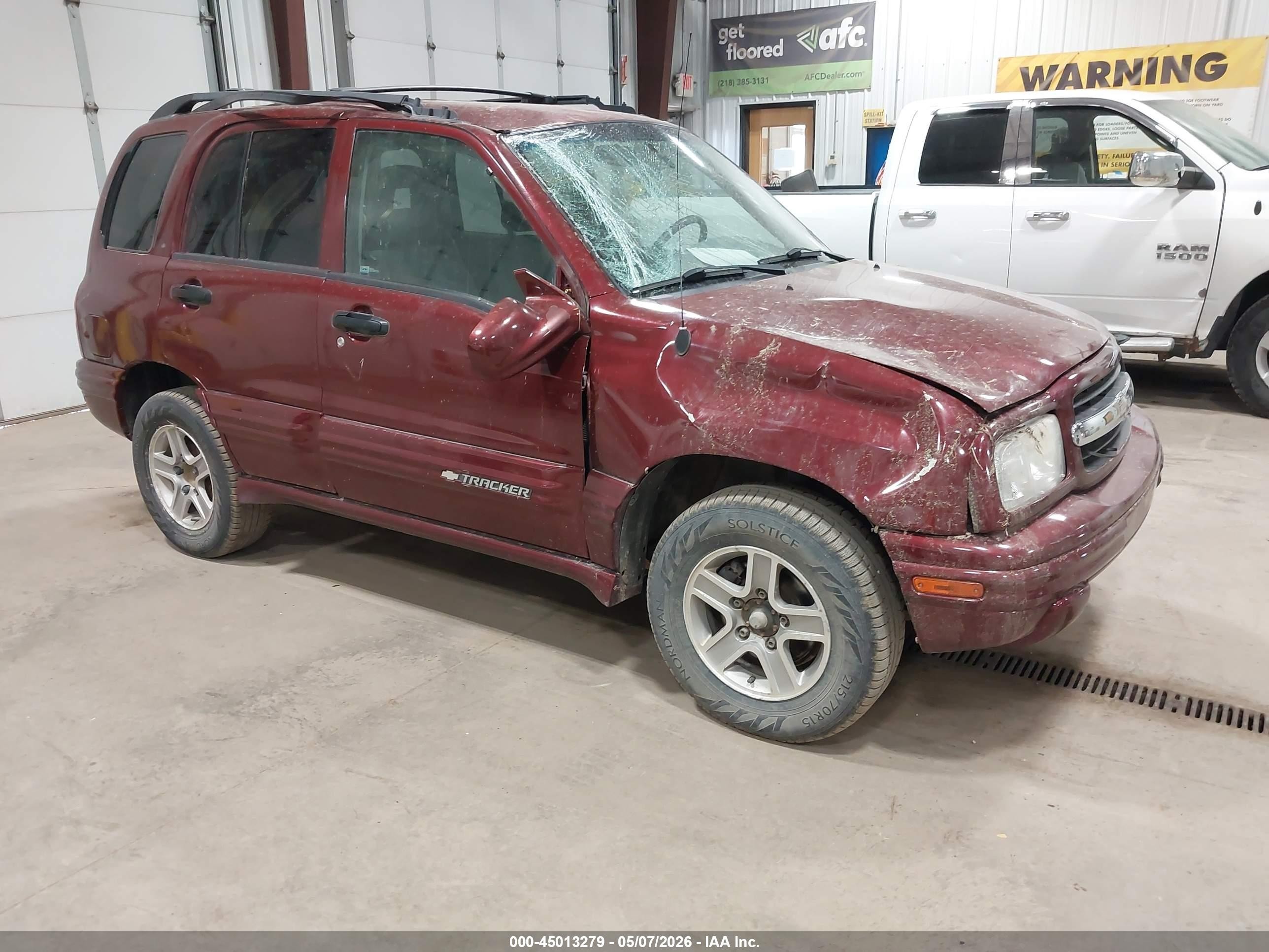 2003 Chevrolet Tracker LT, VIN 2CNBJ634836934910 — Не указано