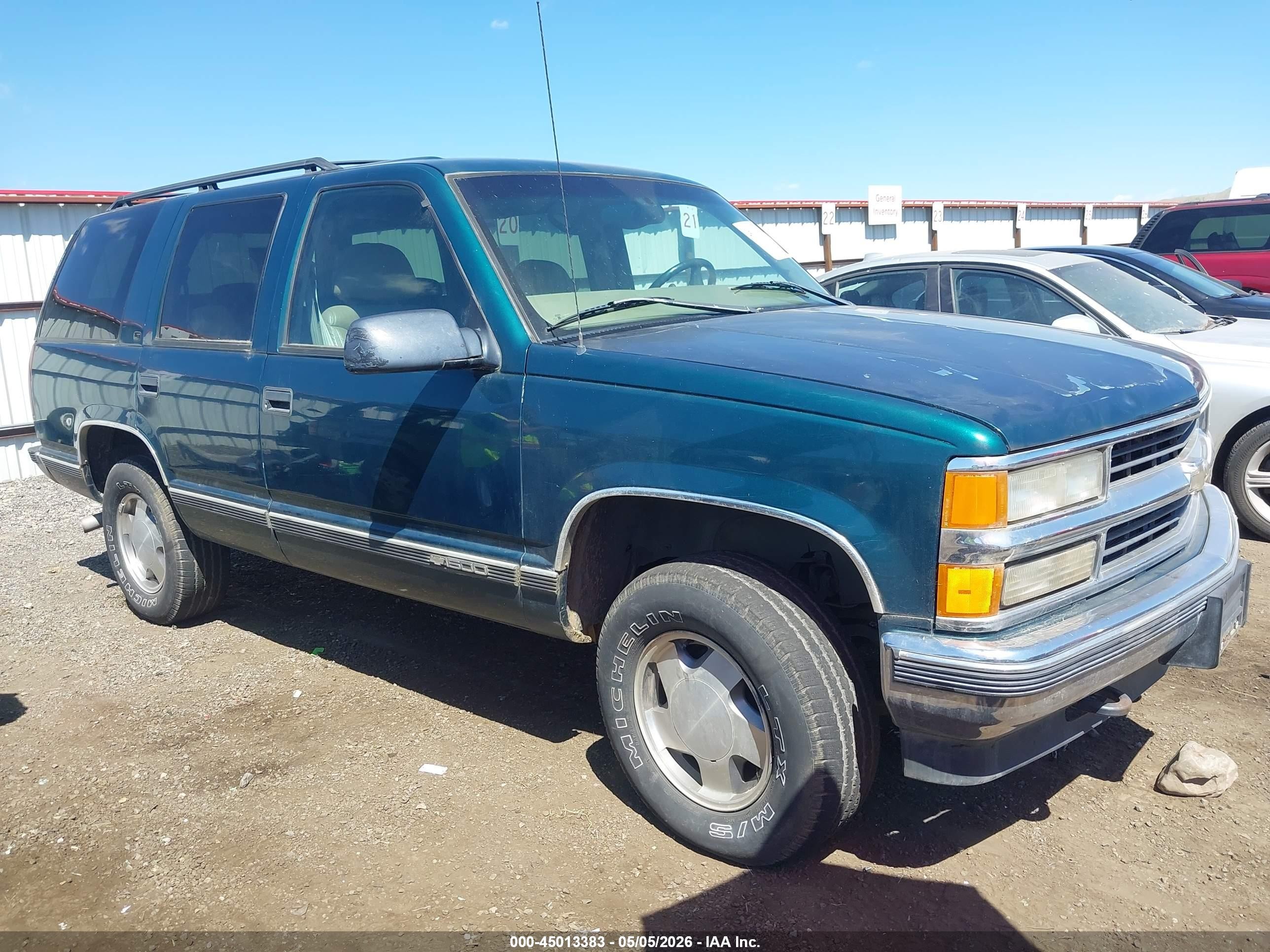 1997 Chevrolet Tahoe, VIN 1GNEK13R0VJ399694 — Обычный износ