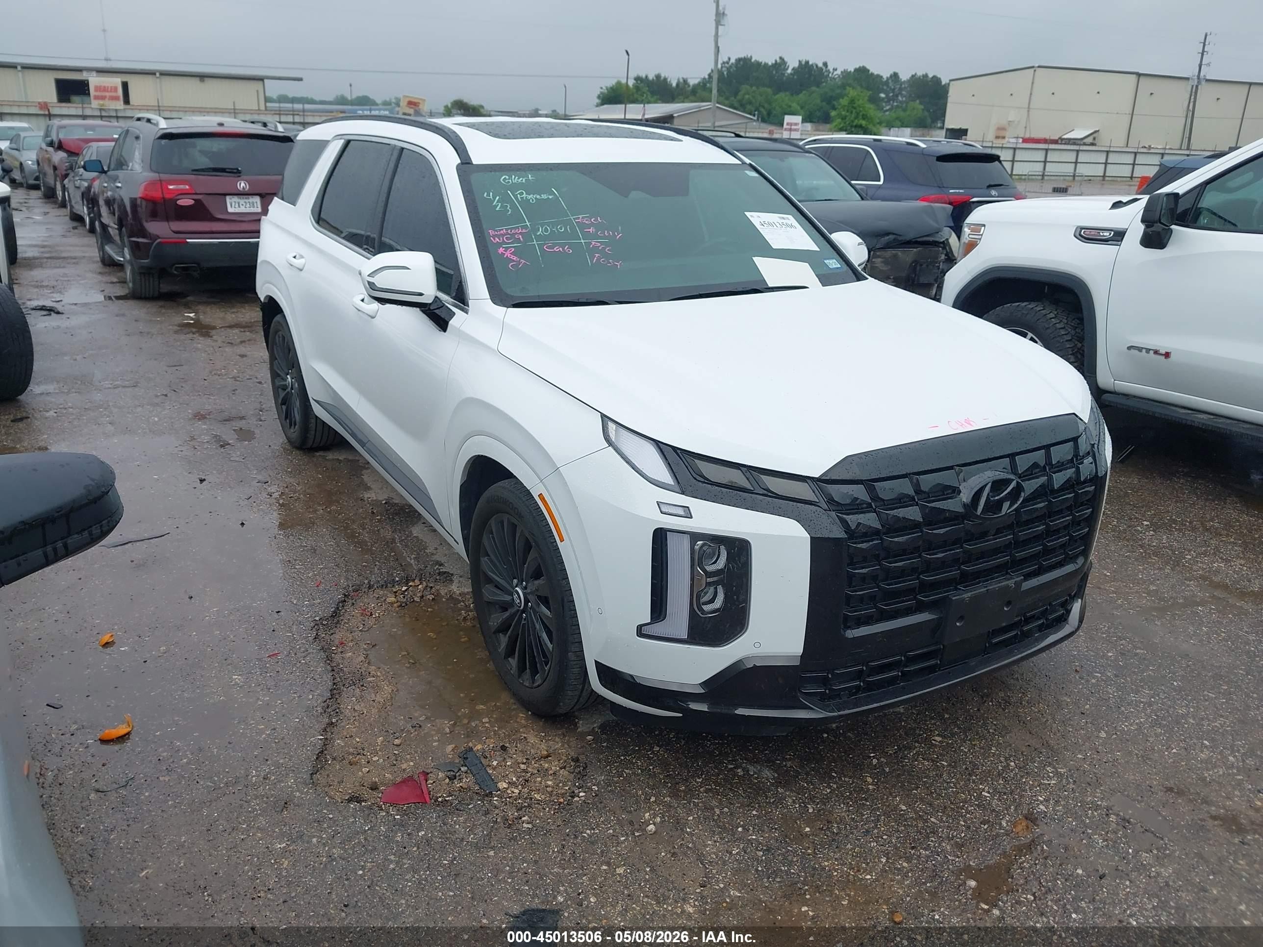 2024 Hyundai Palisade Calligraphy, VIN KM8R7DGE3RU776619 — Rear end