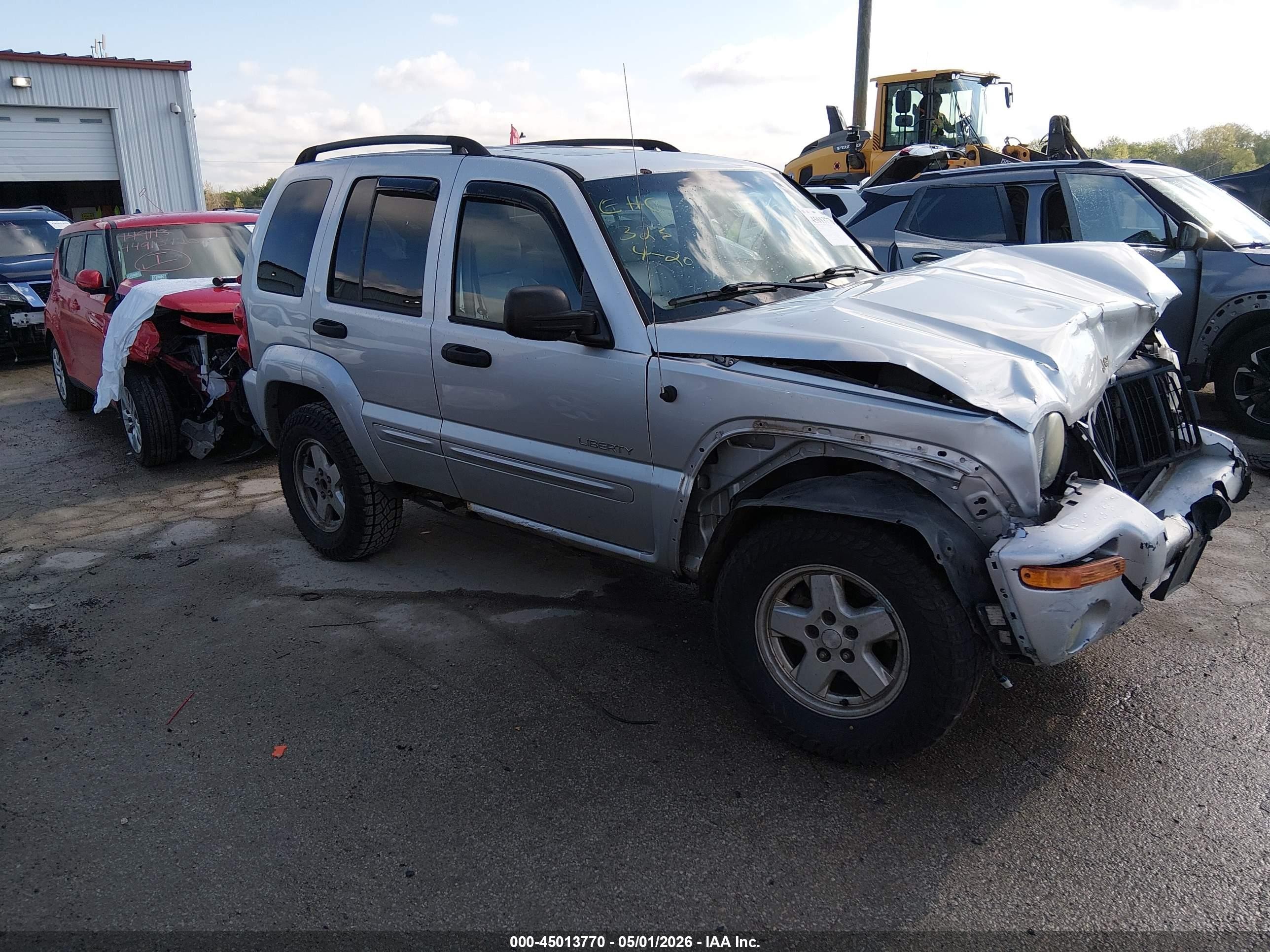 2004 Jeep Liberty Limited, VIN 1J4GL58K44W189533 — Перед