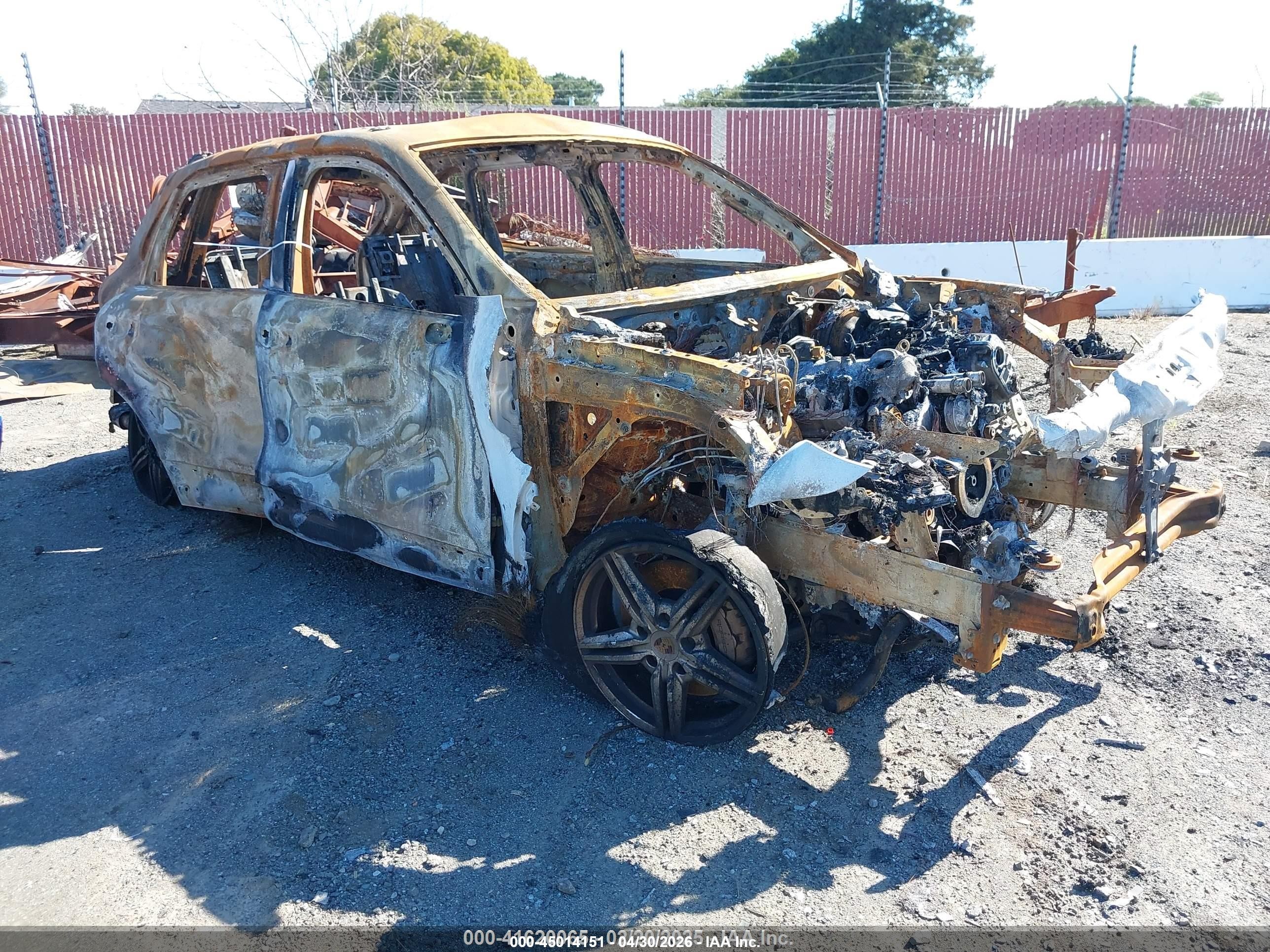 2016 Porsche Cayenne S, VIN WP1AB2A20GLA94172 — Burn
