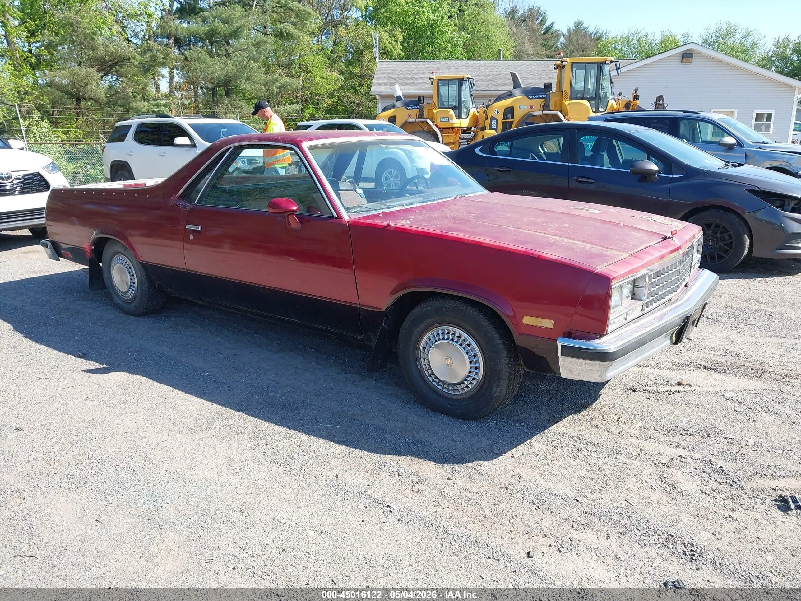 1983 Chevrolet El Camino, VIN 1GCCW8097DR255416 — Normal wear