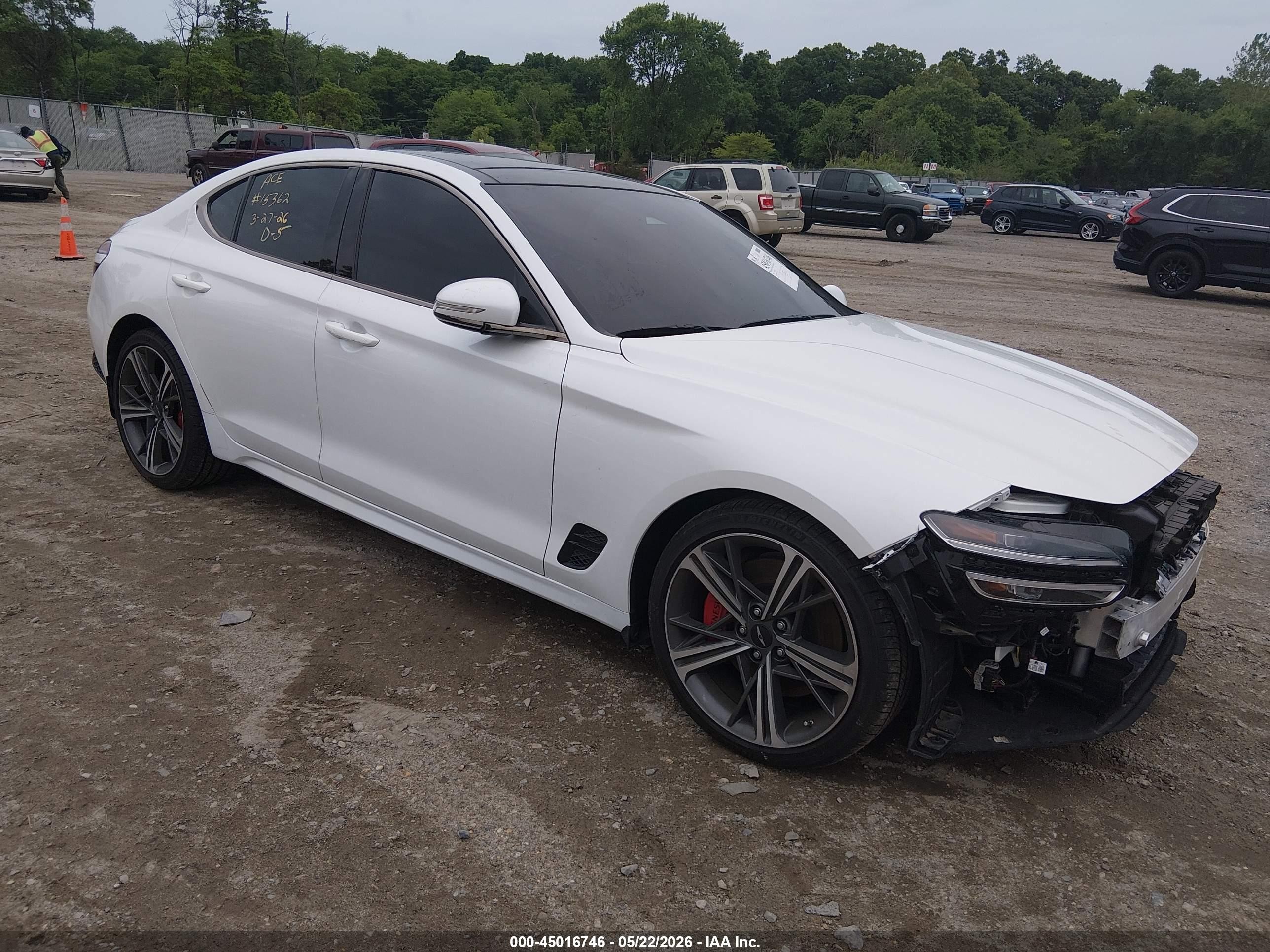 2024 Genesis G70 2.5T, VIN KMTG34SCXRU136387 — Front end