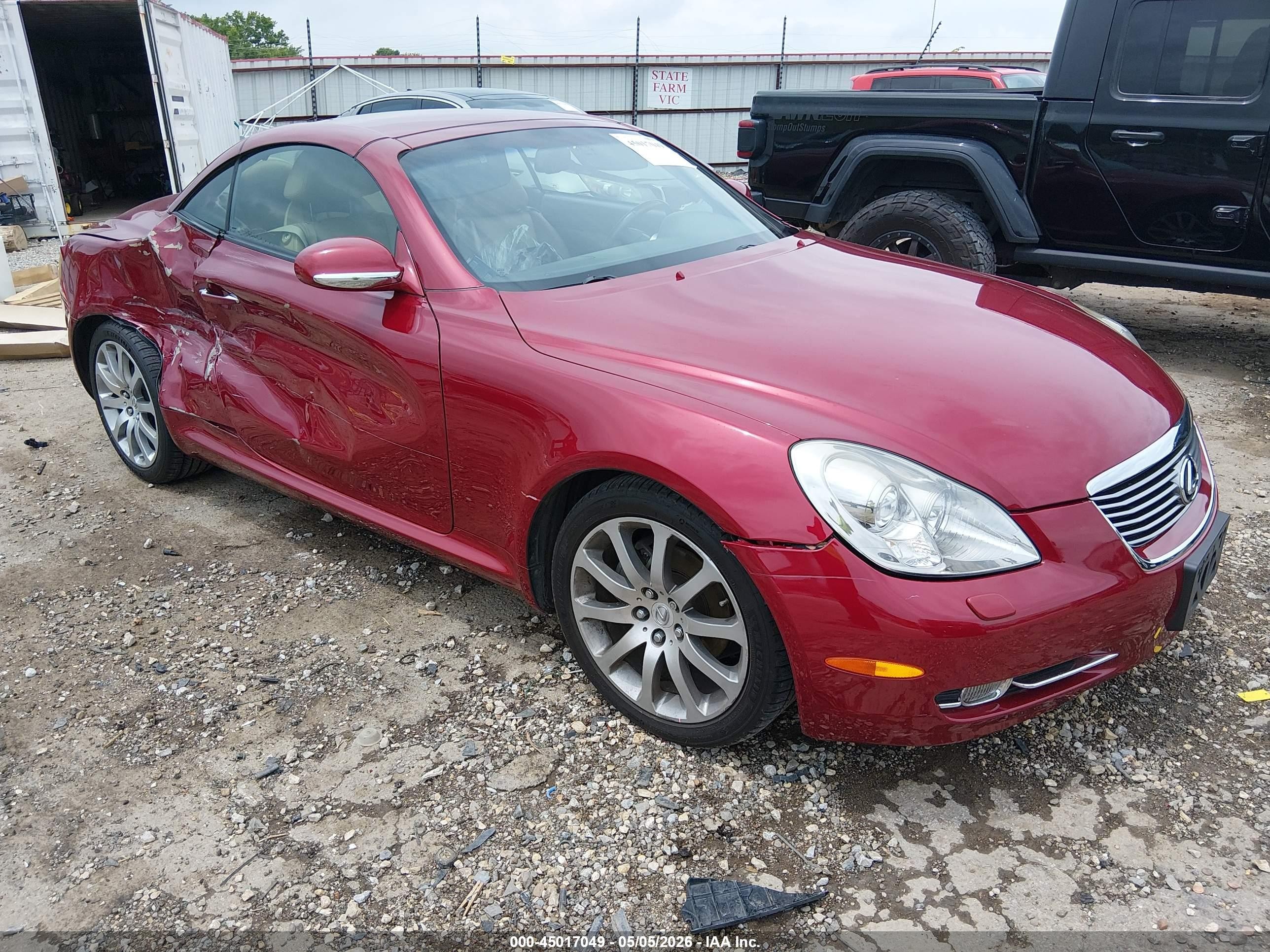 2008 Lexus SC 430, VIN JTHFN45Y689019935 — Side