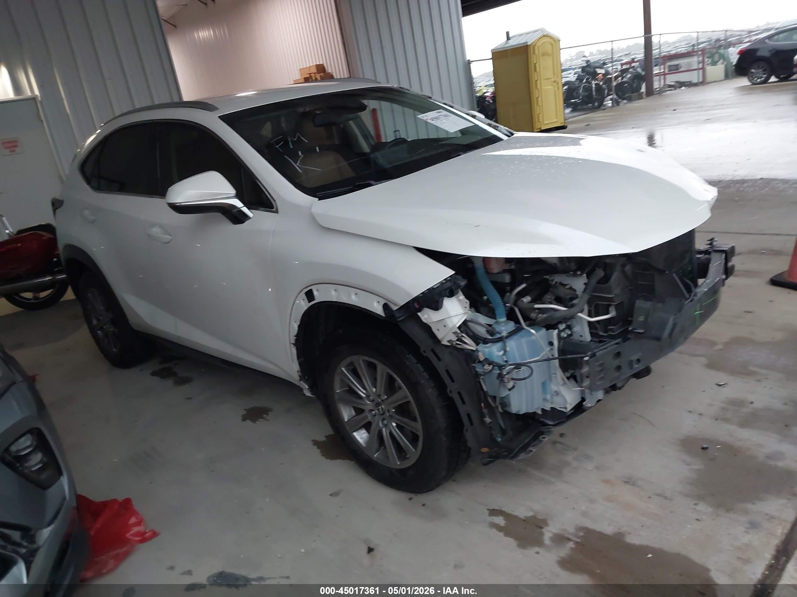 2018 Lexus NX 300, VIN JTJYARBZ3J2091669 — Front end