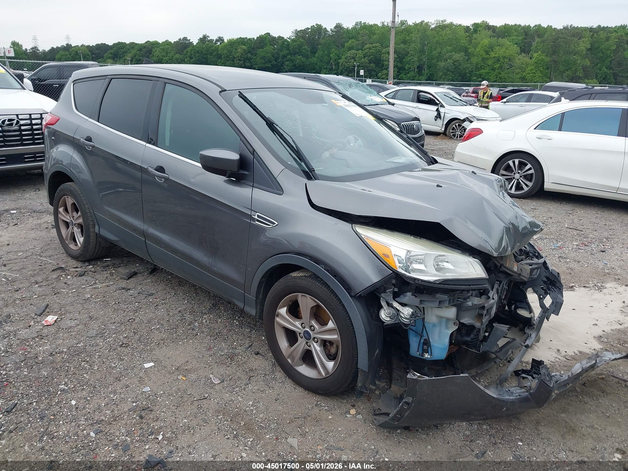 2014 Ford Escape SE, VIN 1FMCU9G90EUB11119 — Front end