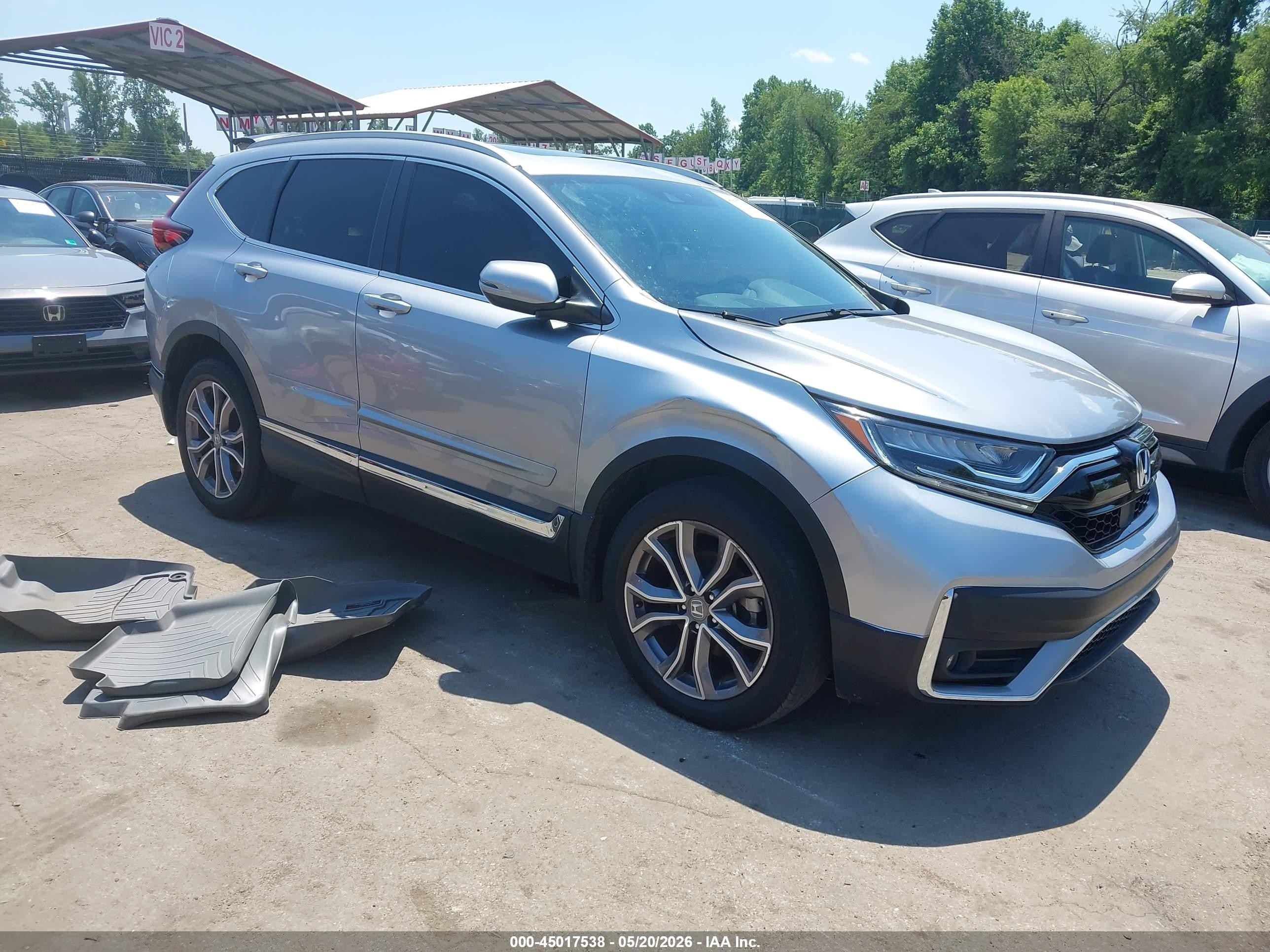 2021 Honda CR-V Touring, VIN 2HKRW2H97MH664681 — Front end