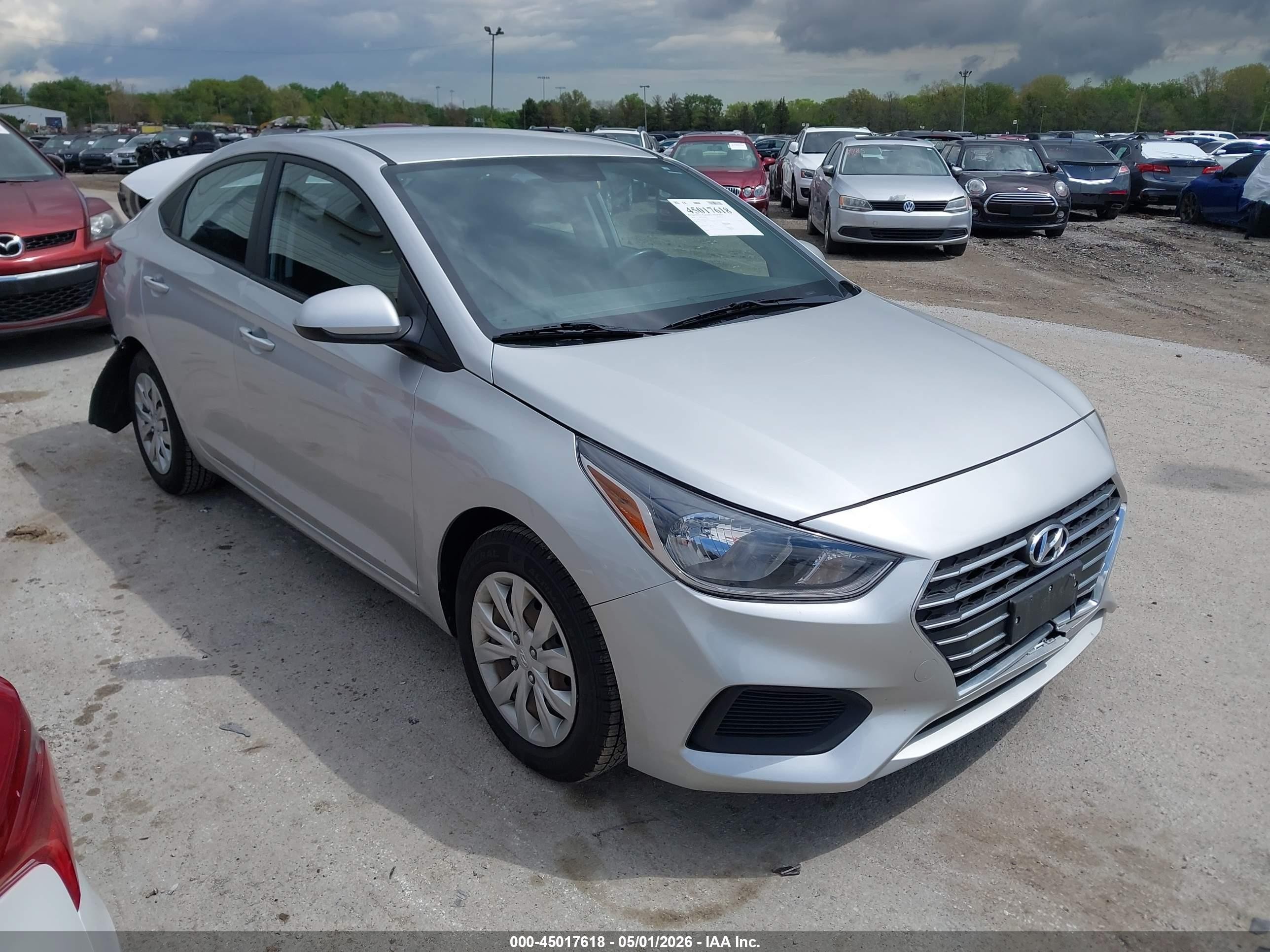 2020 Hyundai Accent SE, VIN 3KPC24A66LE125243 — Rear end