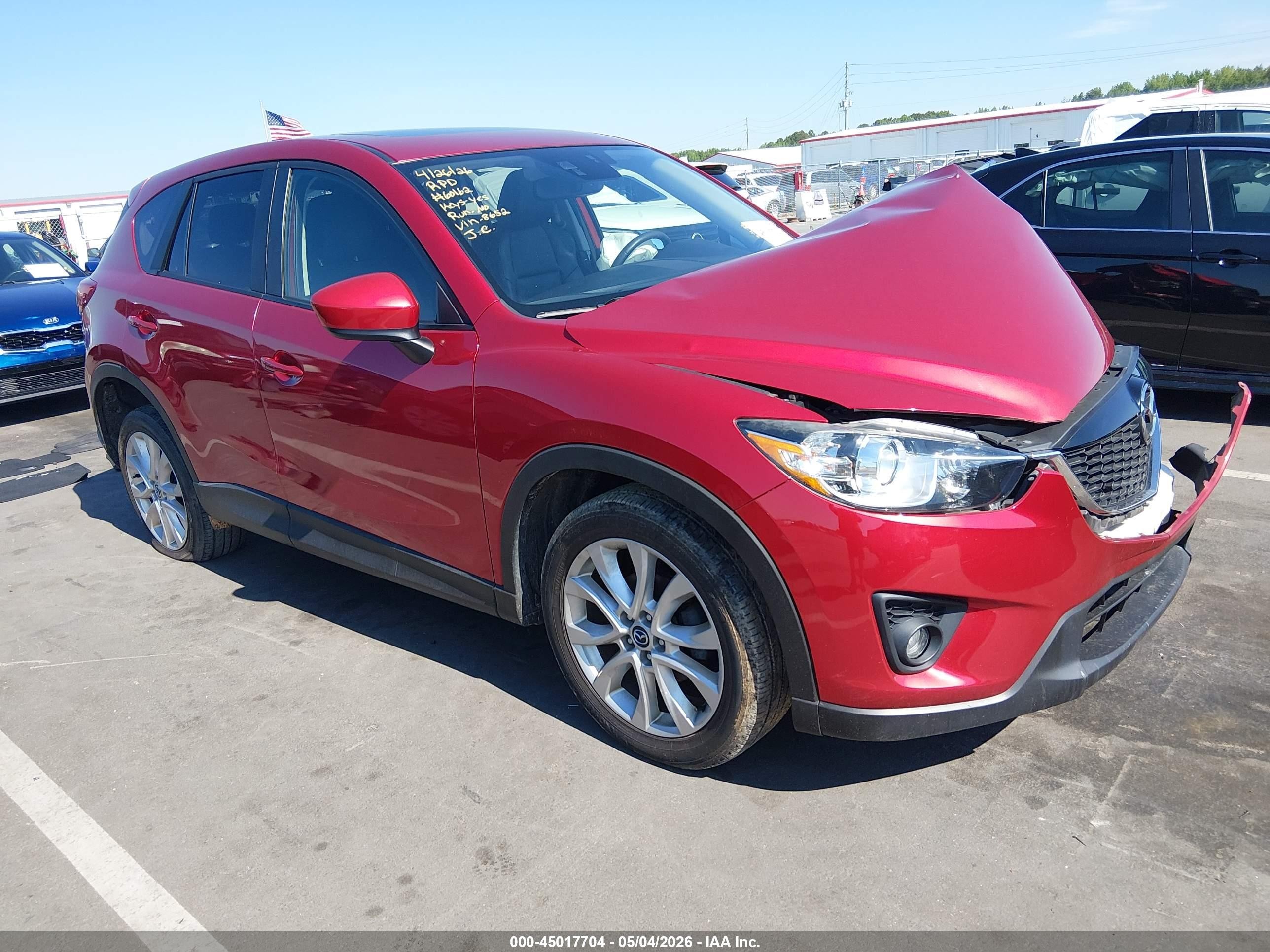 2014 Mazda CX-5 Grand Touring, VIN JM3KE4DY0E0358652 — Front end