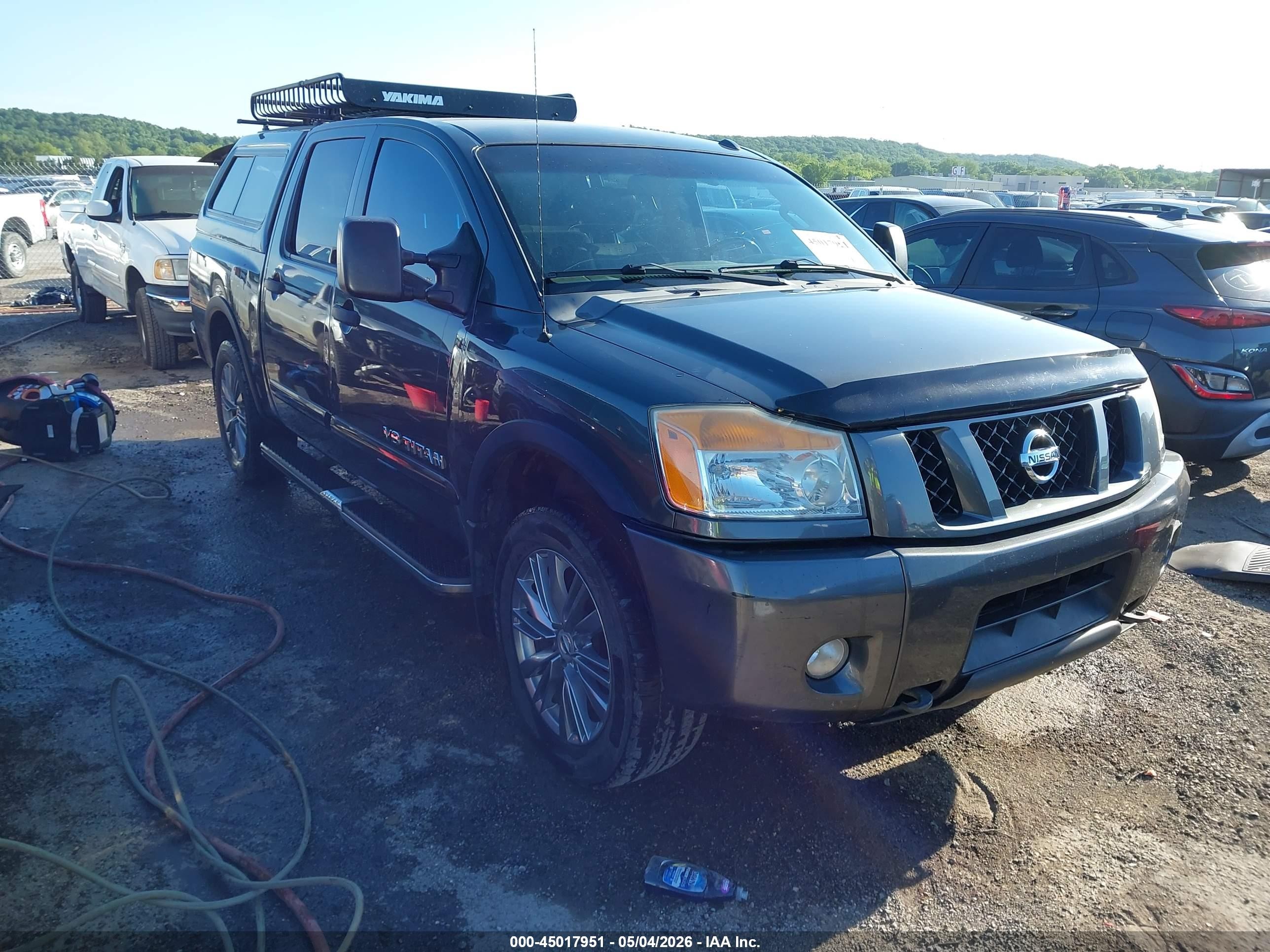 2012 Nissan Titan SL, VIN 1N6BA0EC4CN323352 — Rear end
