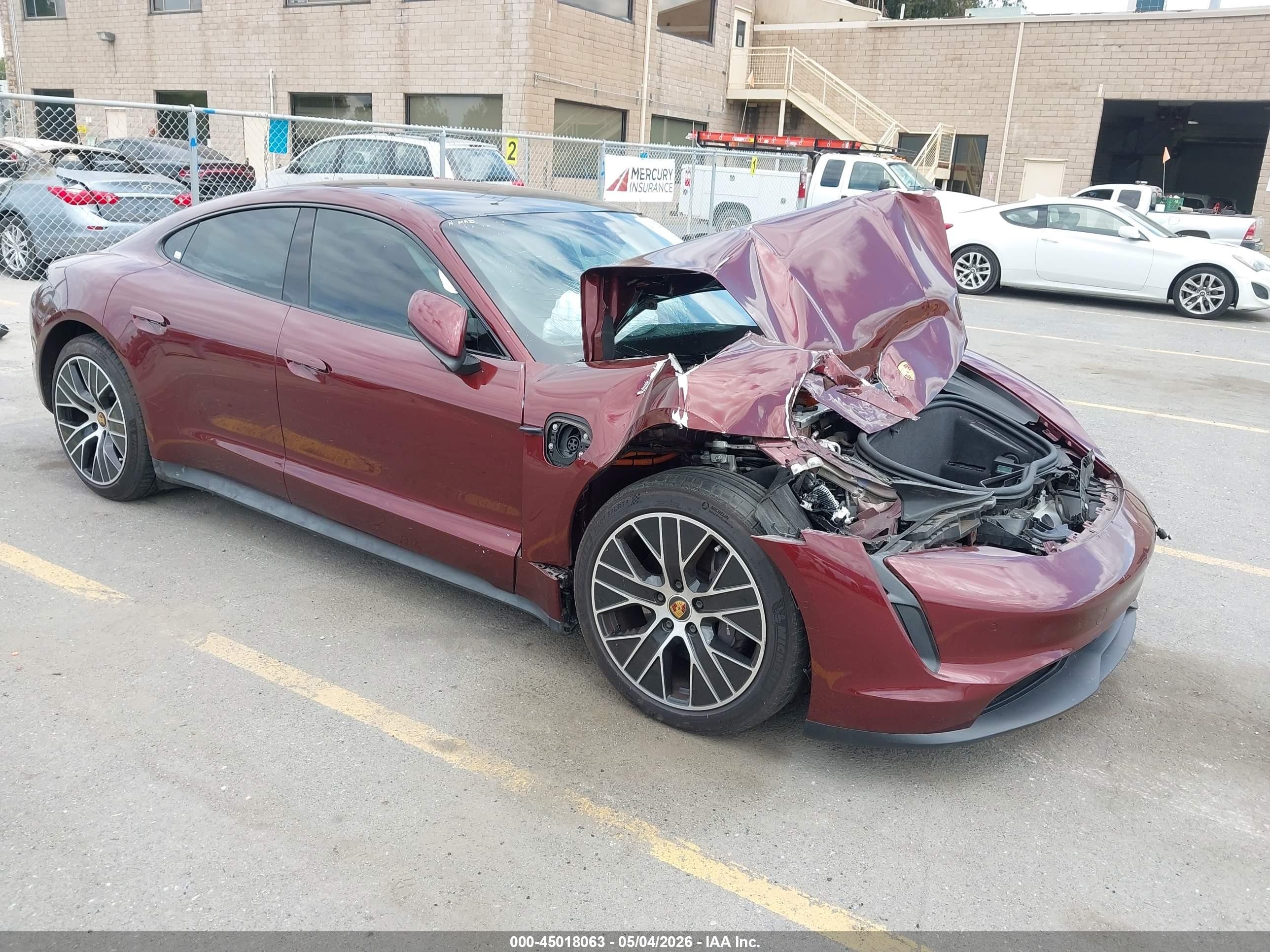2022 Porsche Taycan, VIN WP0AA2Y19NSA17114 — Front end