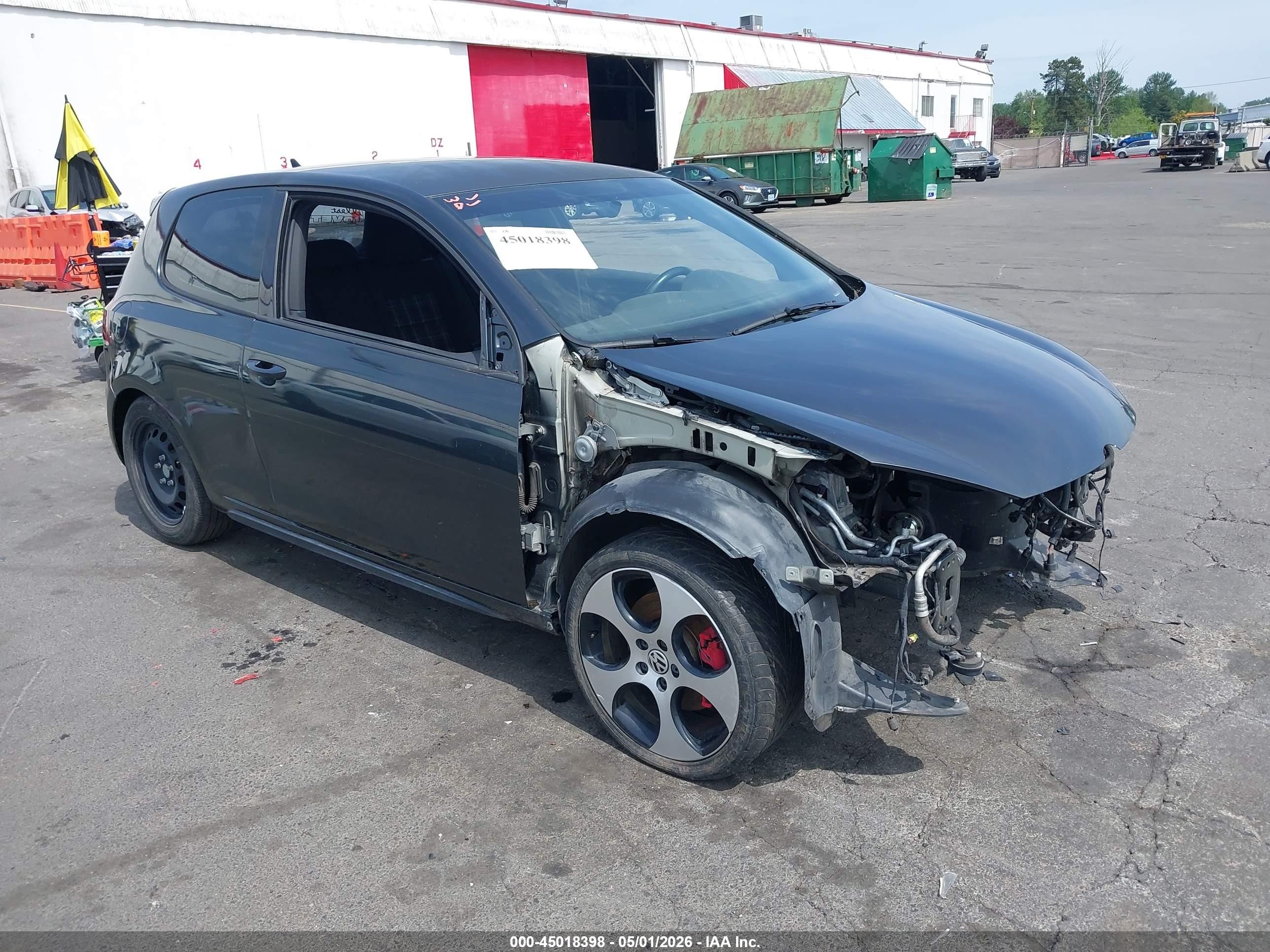 2012 Volkswagen Golf GTI PZEV, VIN WVWED7AJ4CW329585 — Biohazard / chemical