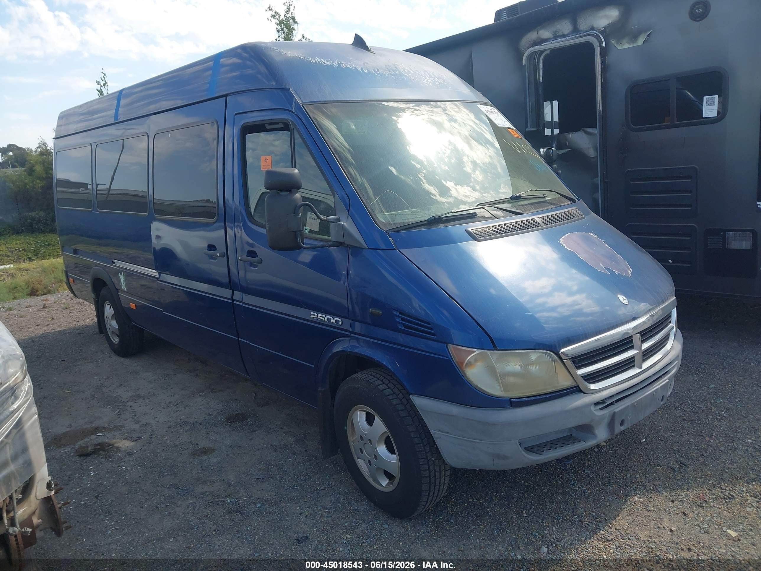 2006 Dodge Sprinter, VIN WD8PD744165961246 — Theft recovery