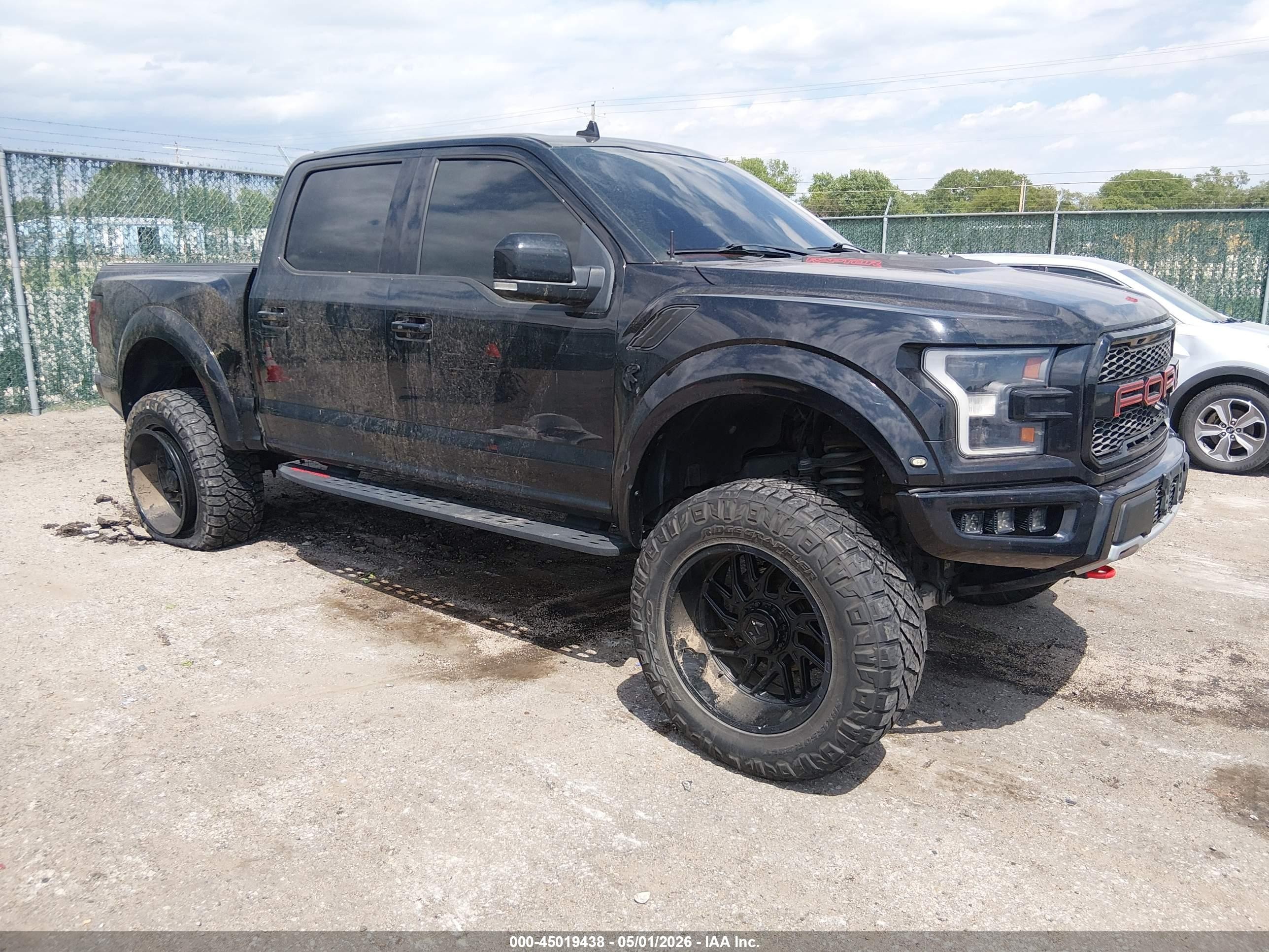 2020 Ford F-150 Raptor, VIN 1FTFW1RG8LFB33511 — Fresh water flood