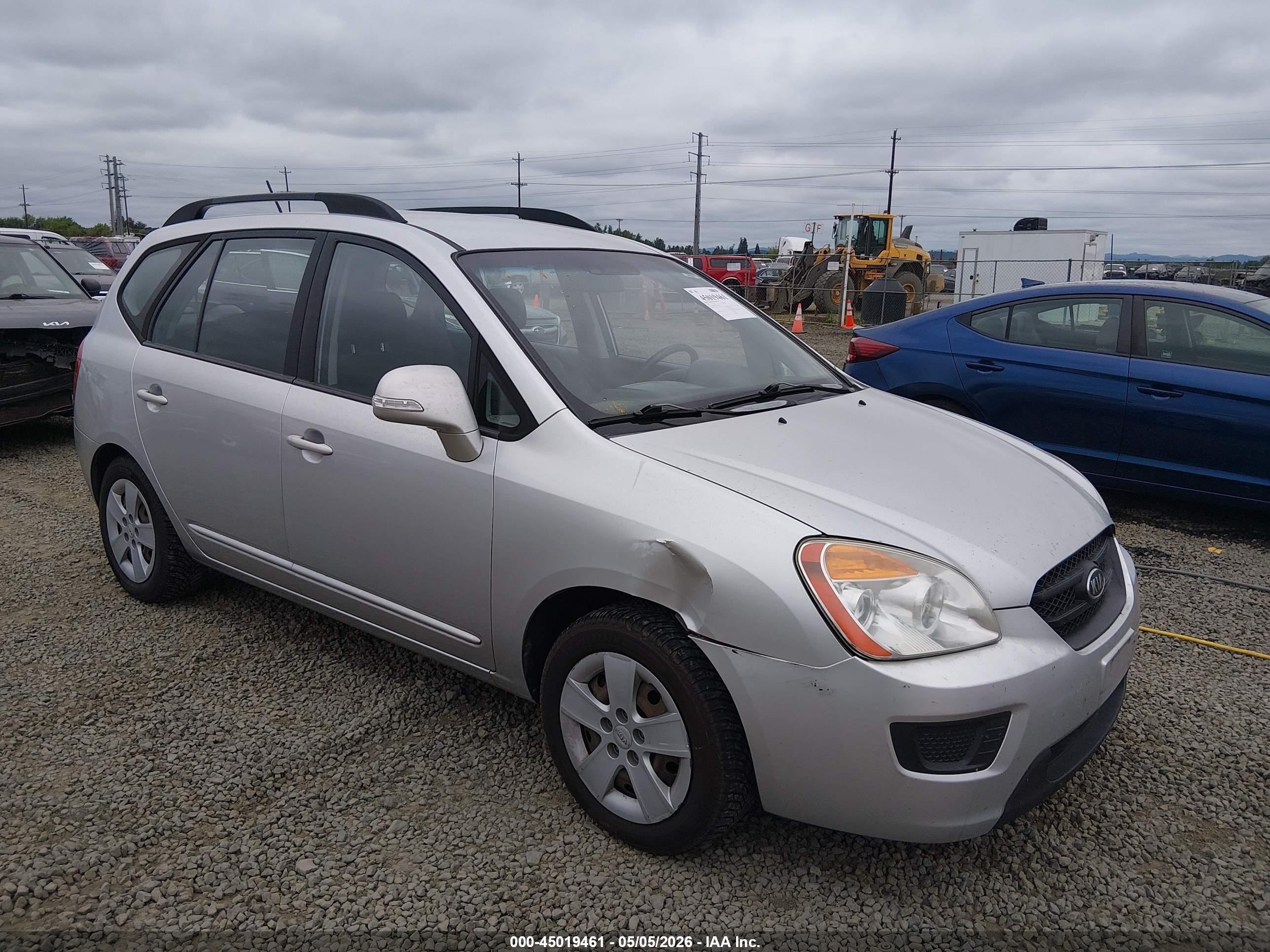 2010 Kia Rondo, VIN KNAHG8C9XA7299011 — Rear end