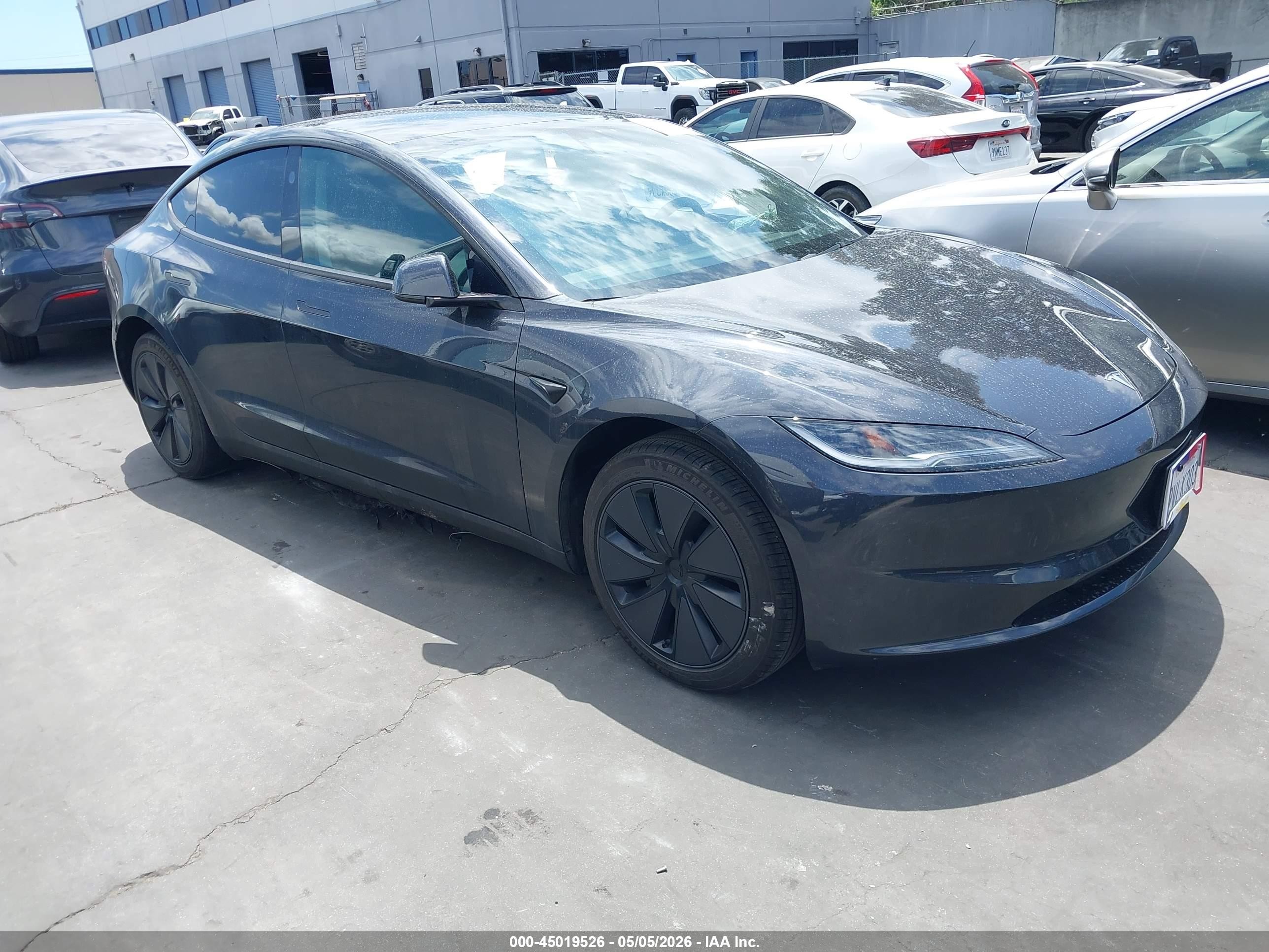 2025 Tesla Model 3 Long Range, VIN 5YJ3E1EA4SF059319 — Interior fire