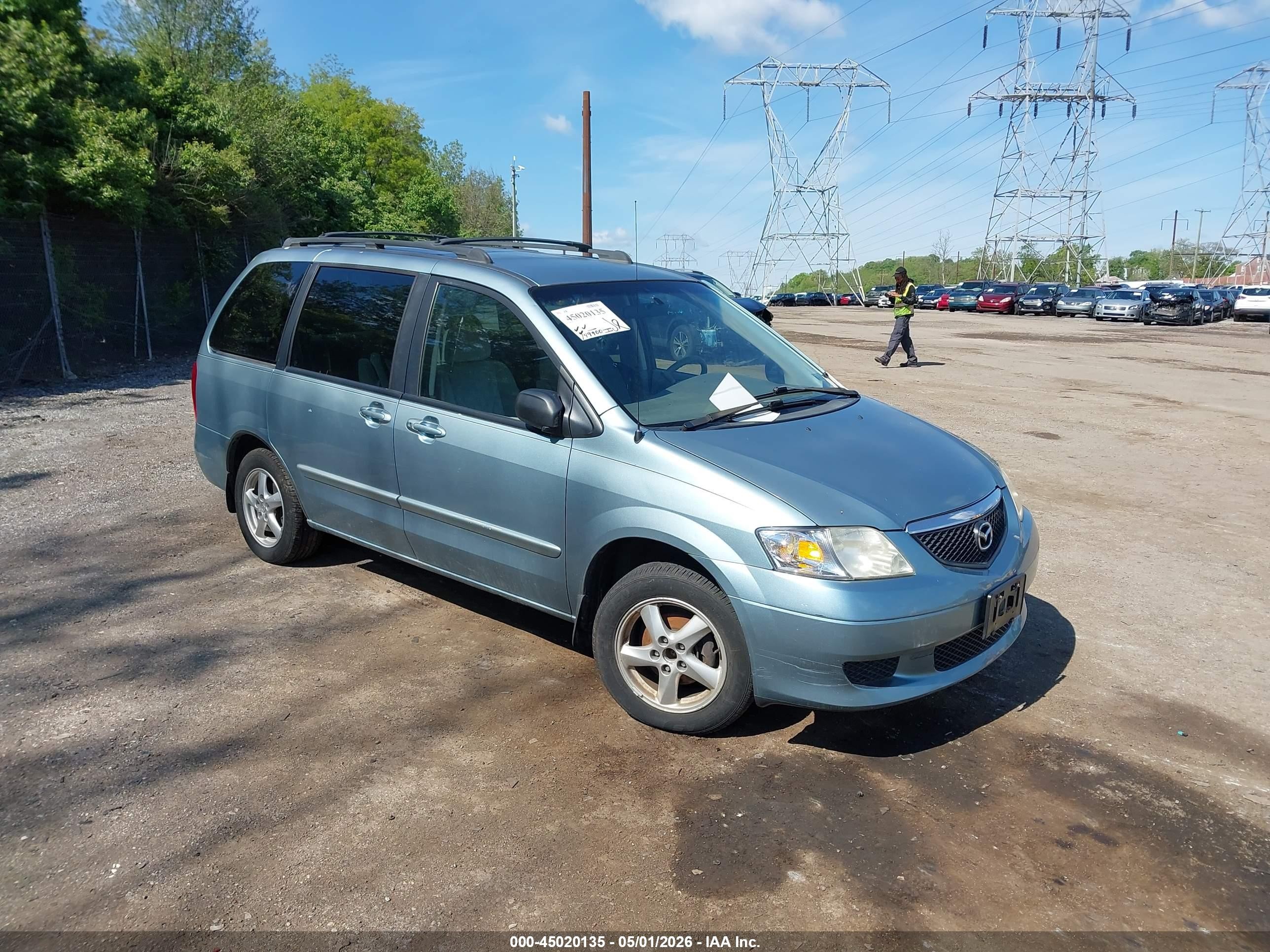 2003 Mazda MPV LX, VIN JM3LW28J930341056 — Normal wear