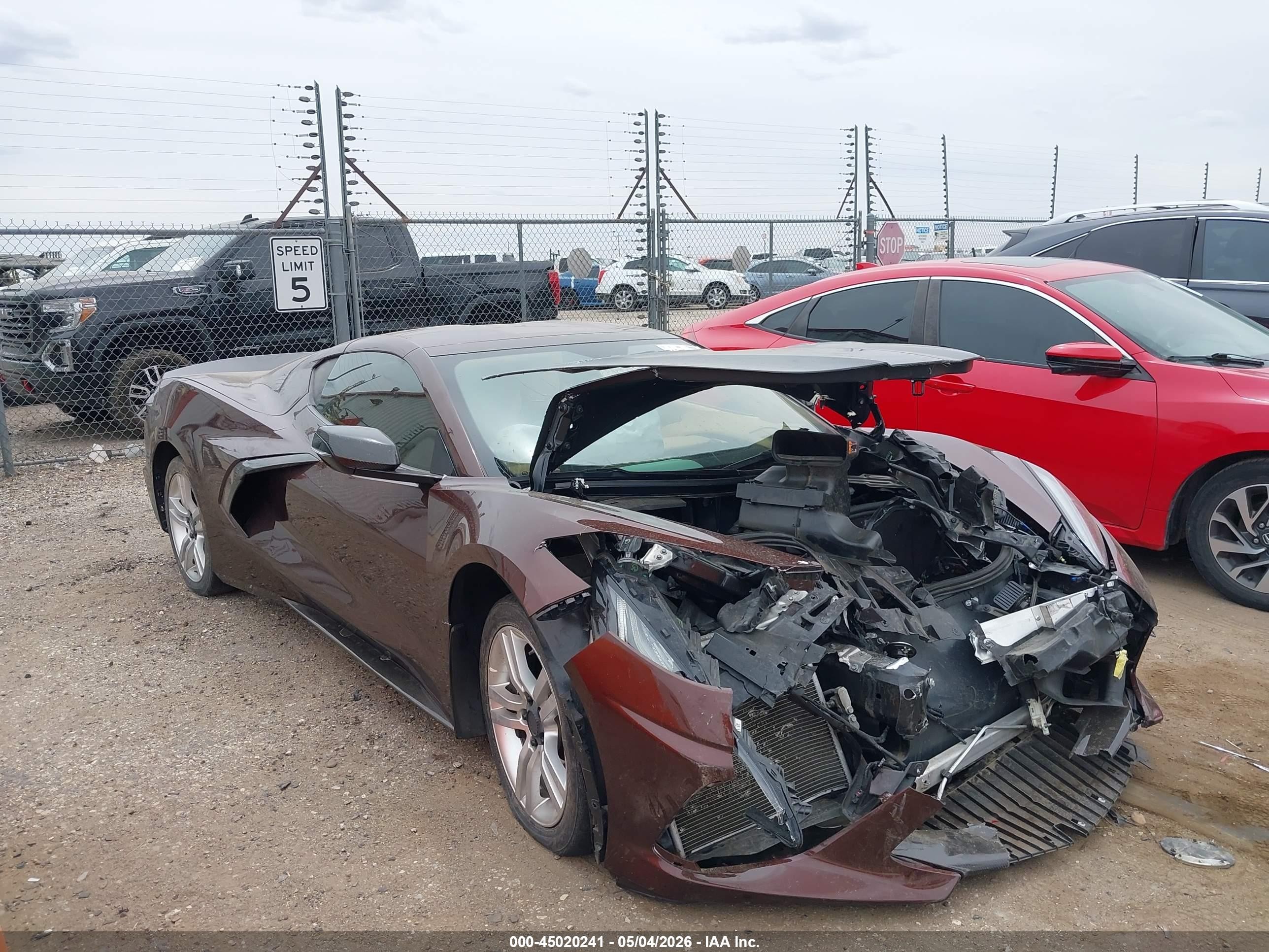 2022 Chevrolet Corvette 3LT, VIN 1G1YC2D40N5108883 — Front end