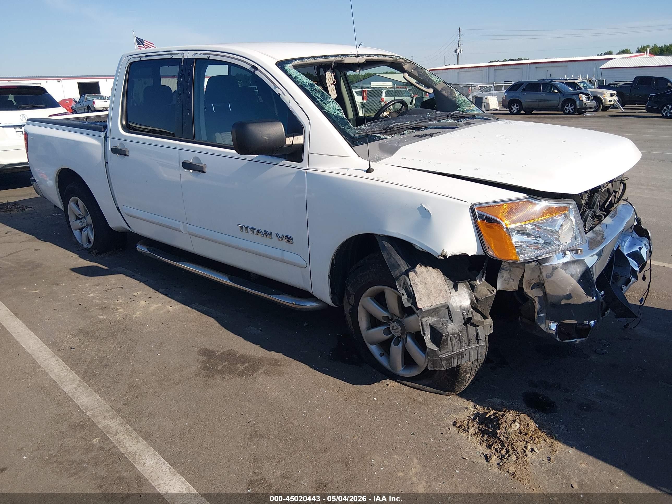 2009 Nissan Titan XE, VIN 1N6AA07D29N314319 — Rollover