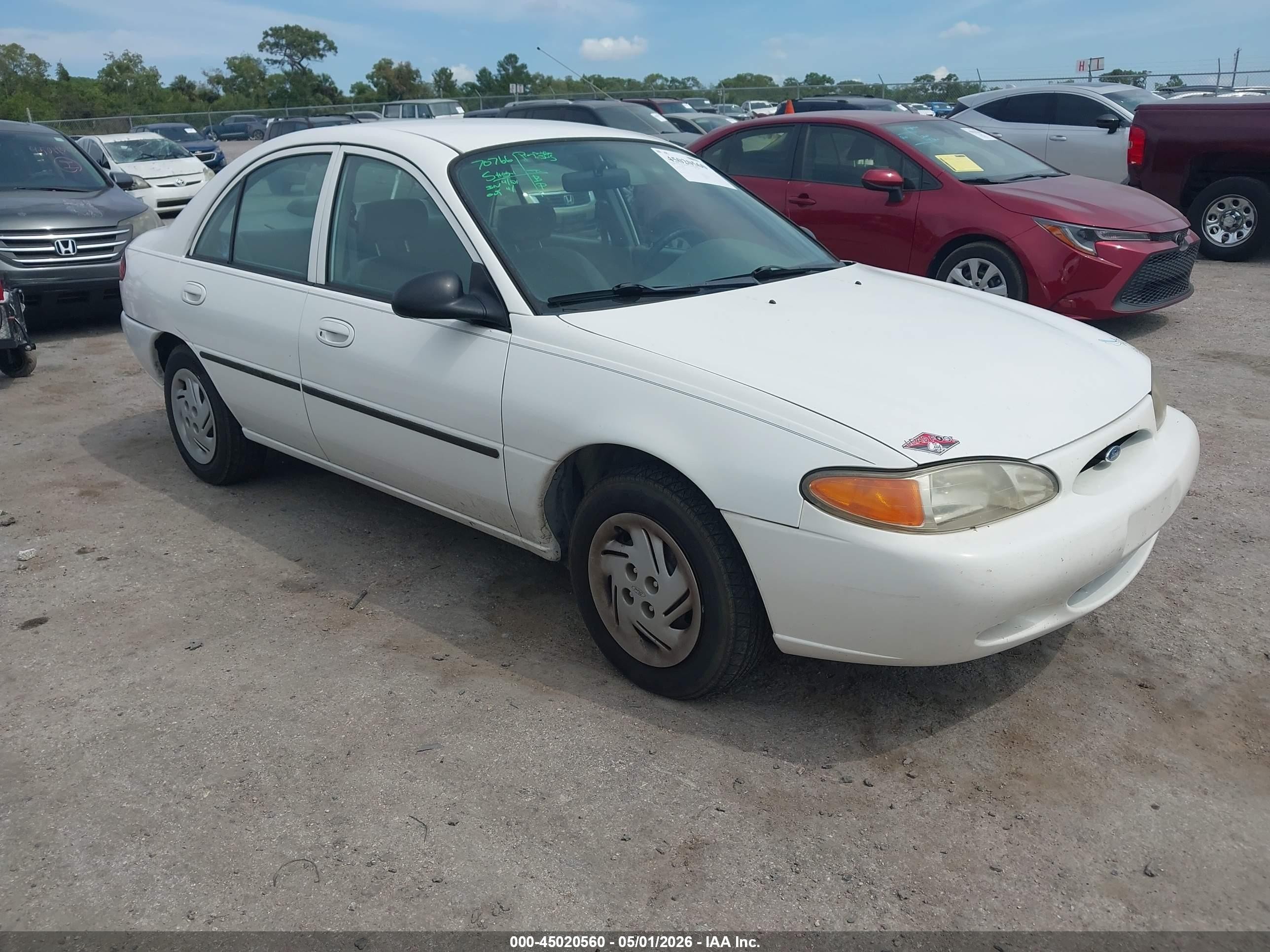 1998 Ford Escort LX, VIN 1FAFP10P2WW212211 — Rear end
