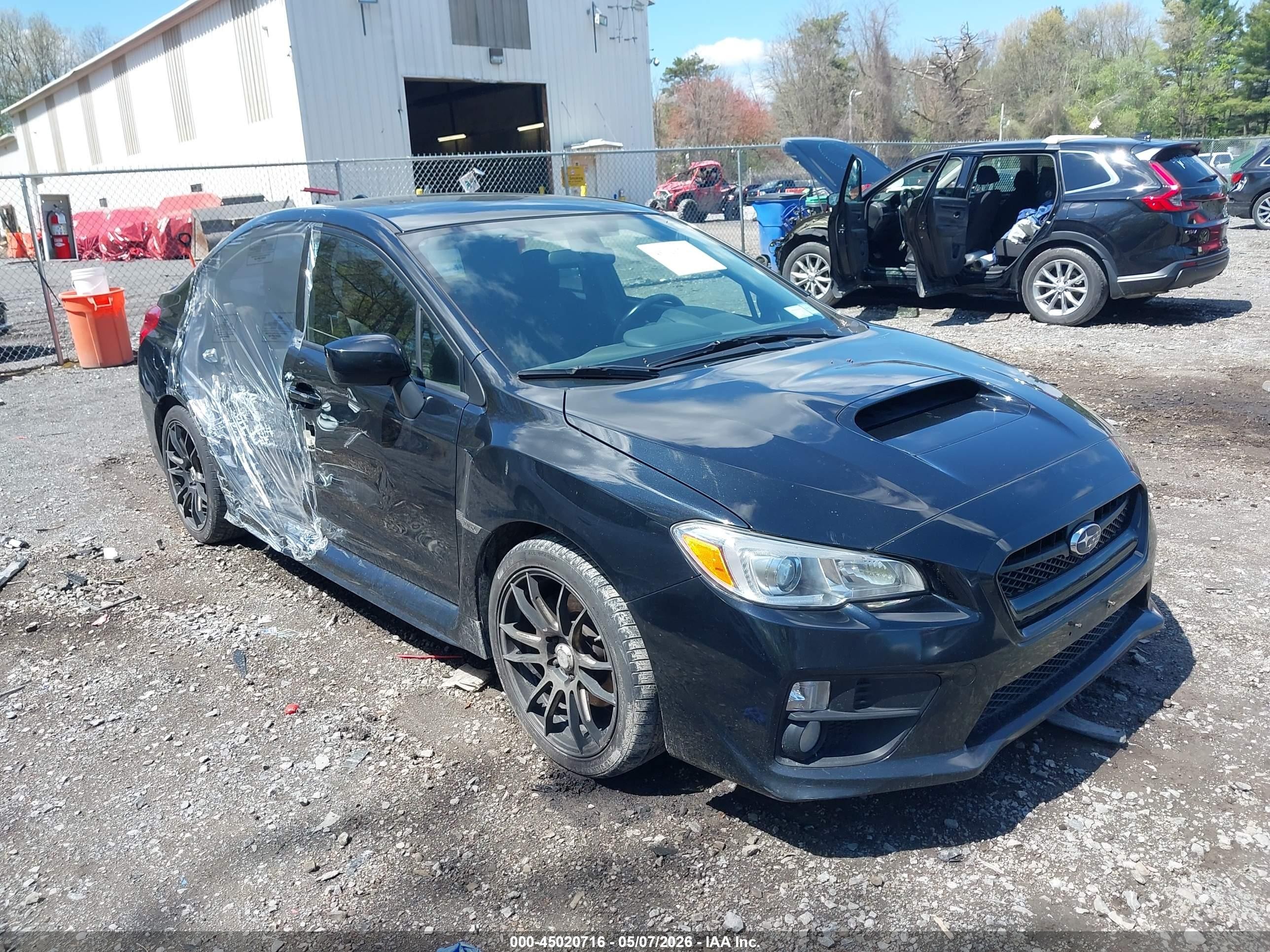2015 Subaru WRX Premium, VIN JF1VA1D63F8820094 — Side