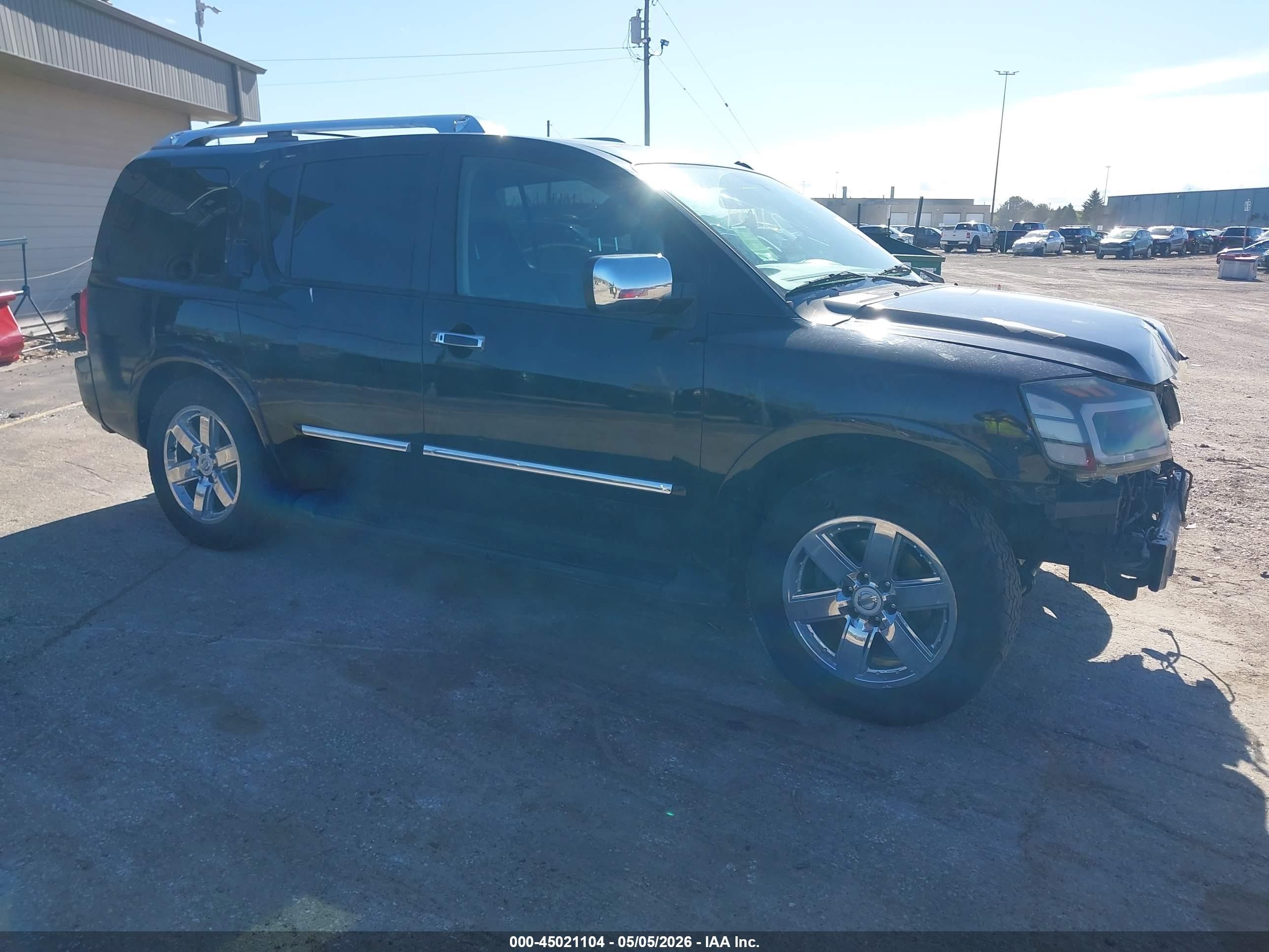 2011 Nissan Armada Platinum, VIN 5N1AA0NC6BN611558 — Front end