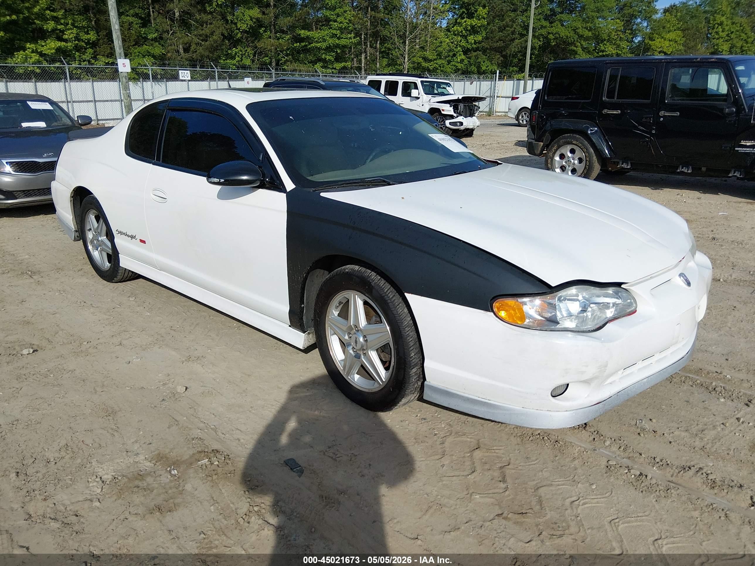 2005 Chevrolet Monte Carlo Supercharged SS, VIN 2G1WZ121259146465 — Бок