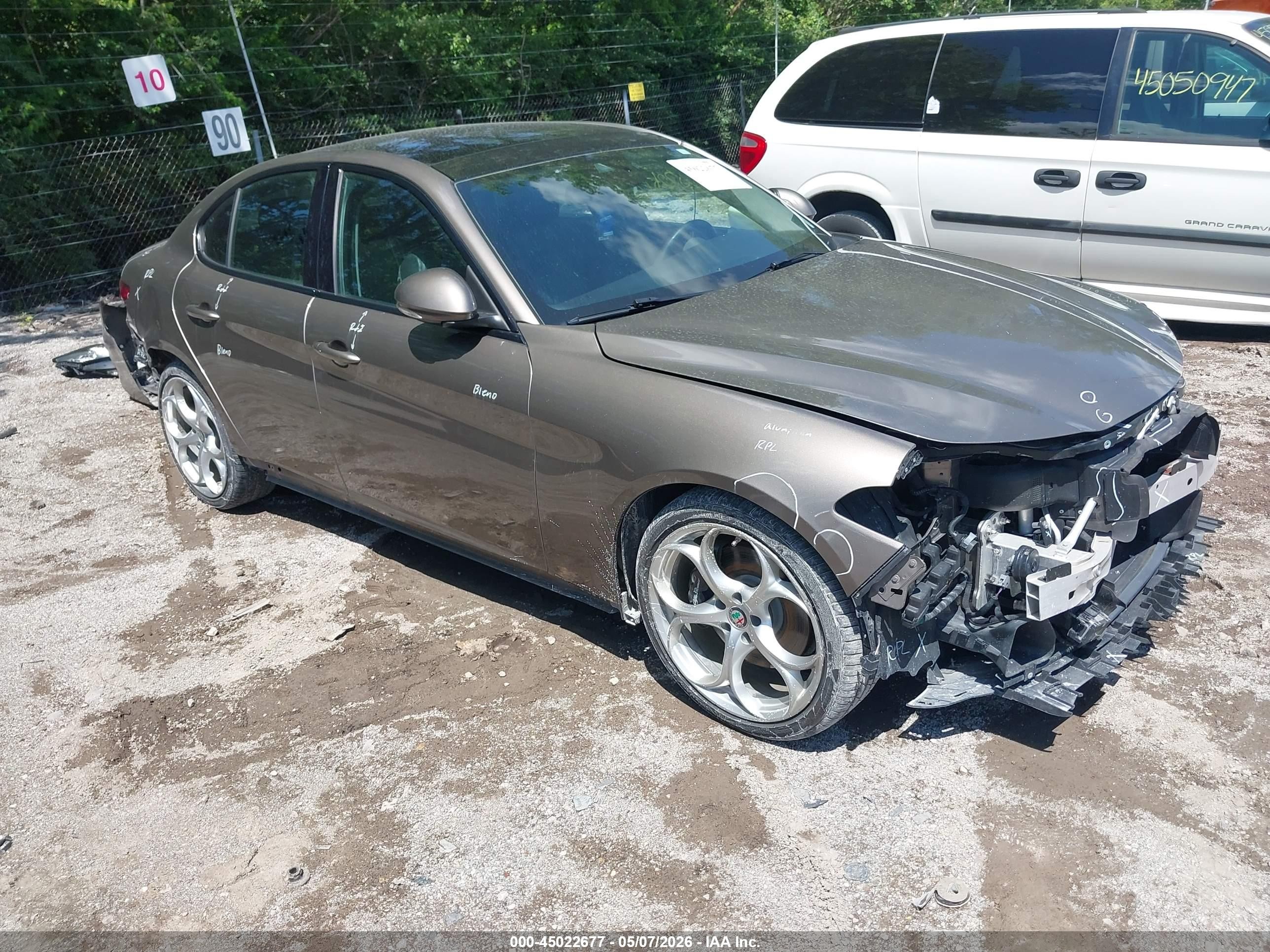 2019 Alfa Romeo Giulia Ti Sport, VIN ZARFAMBN6K7607978 — All over