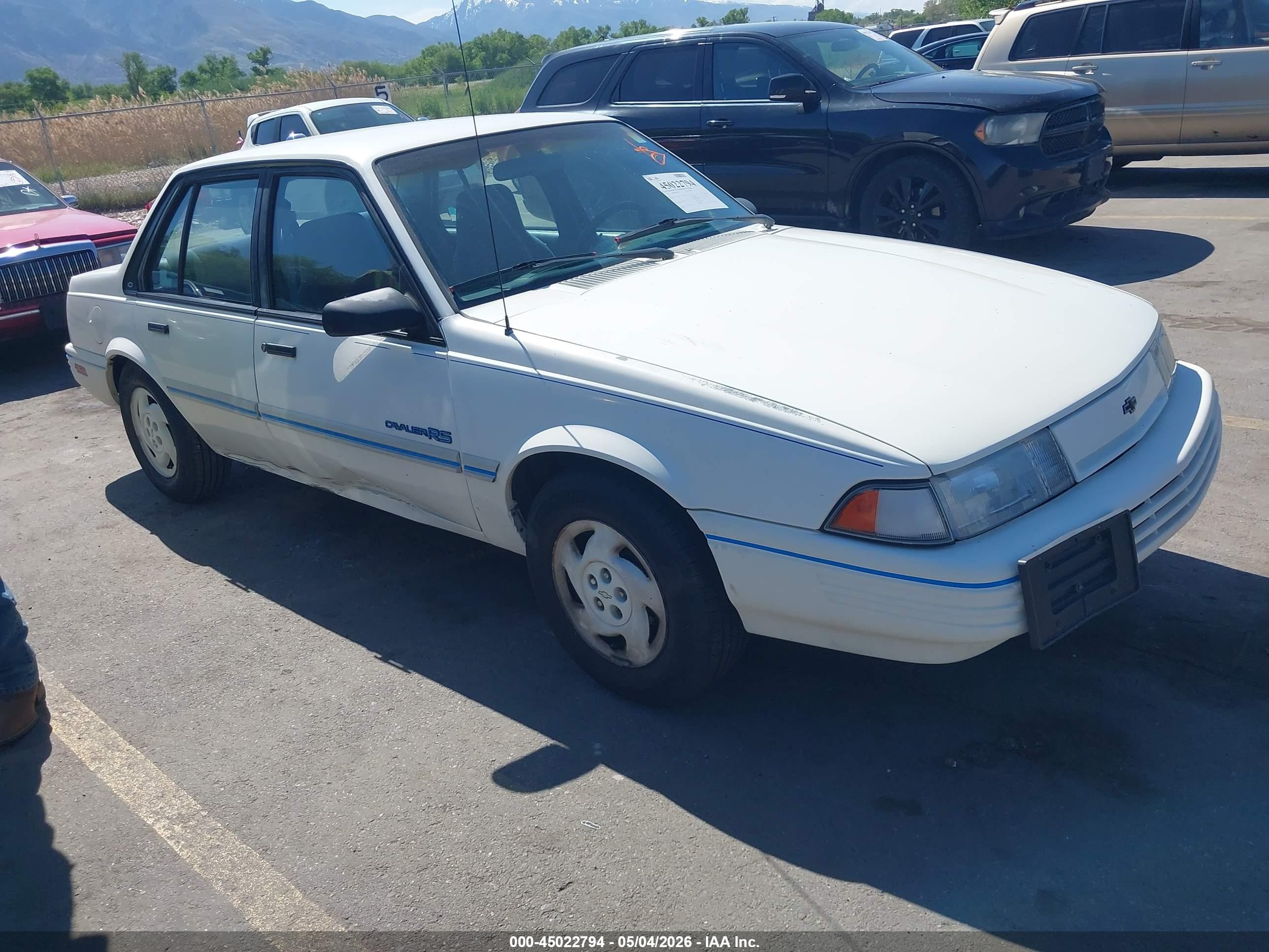 1991 Chevrolet Cavalier, VIN 1G1JC54G7MJ126526 — Normal wear