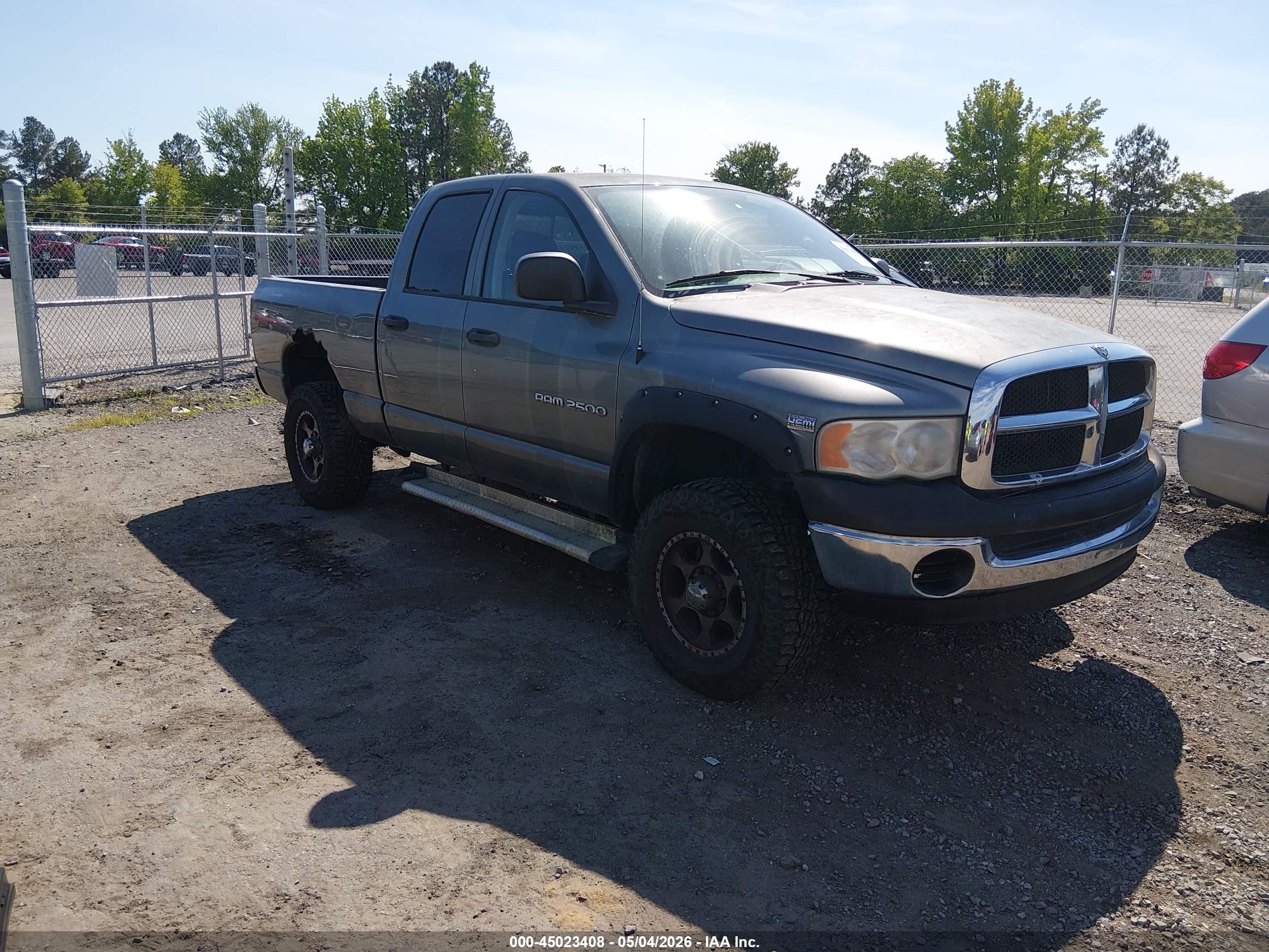 2005 Dodge 2500 SLT, VIN 3D7KS28D65G734480 — Обычный износ