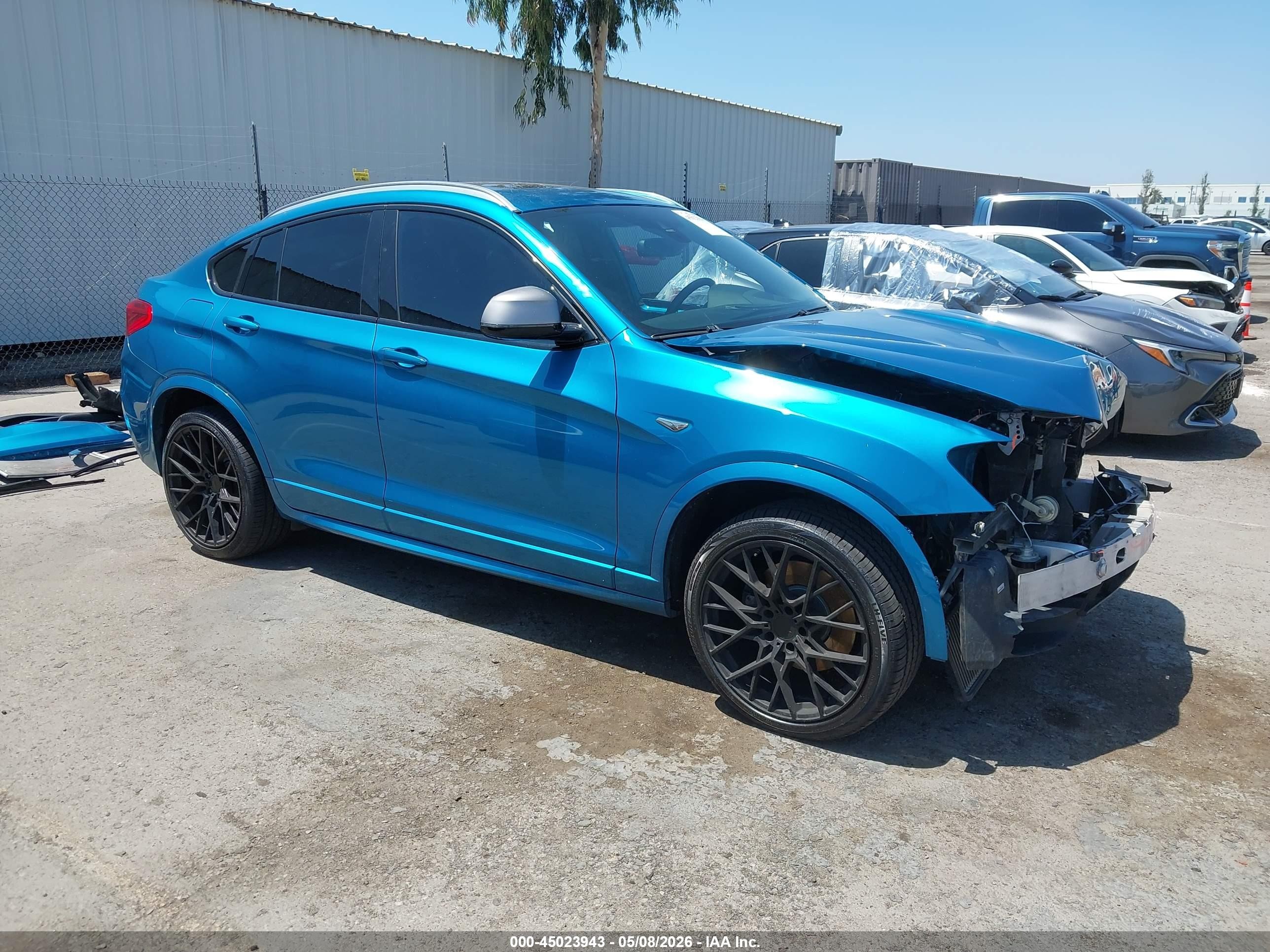 2018 BMW X4 M40i, VIN 5UXXW7C55J0W64534 — Перед