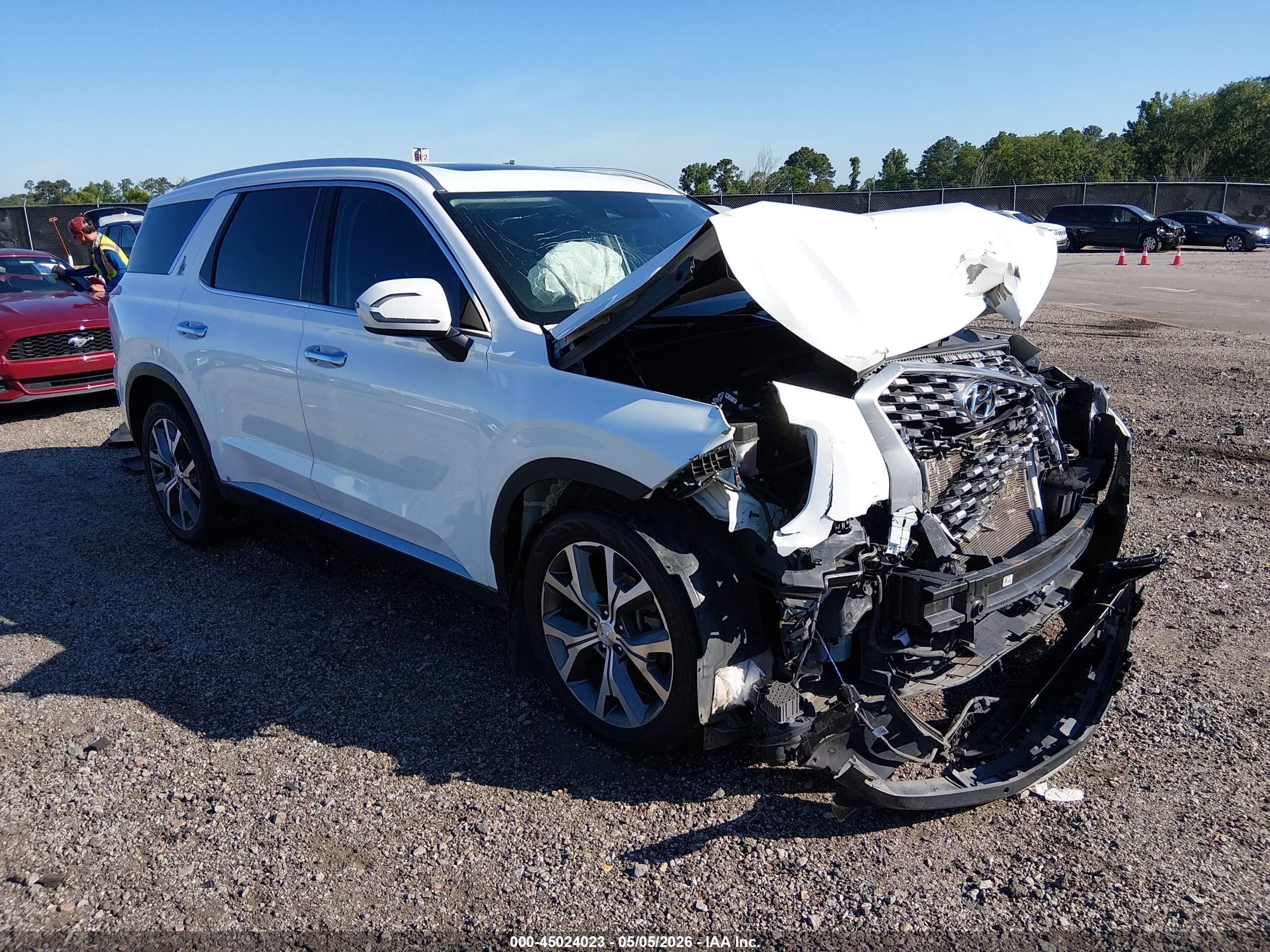 2022 Hyundai Palisade SEL, VIN KM8R44HE8NU349504 — Front end