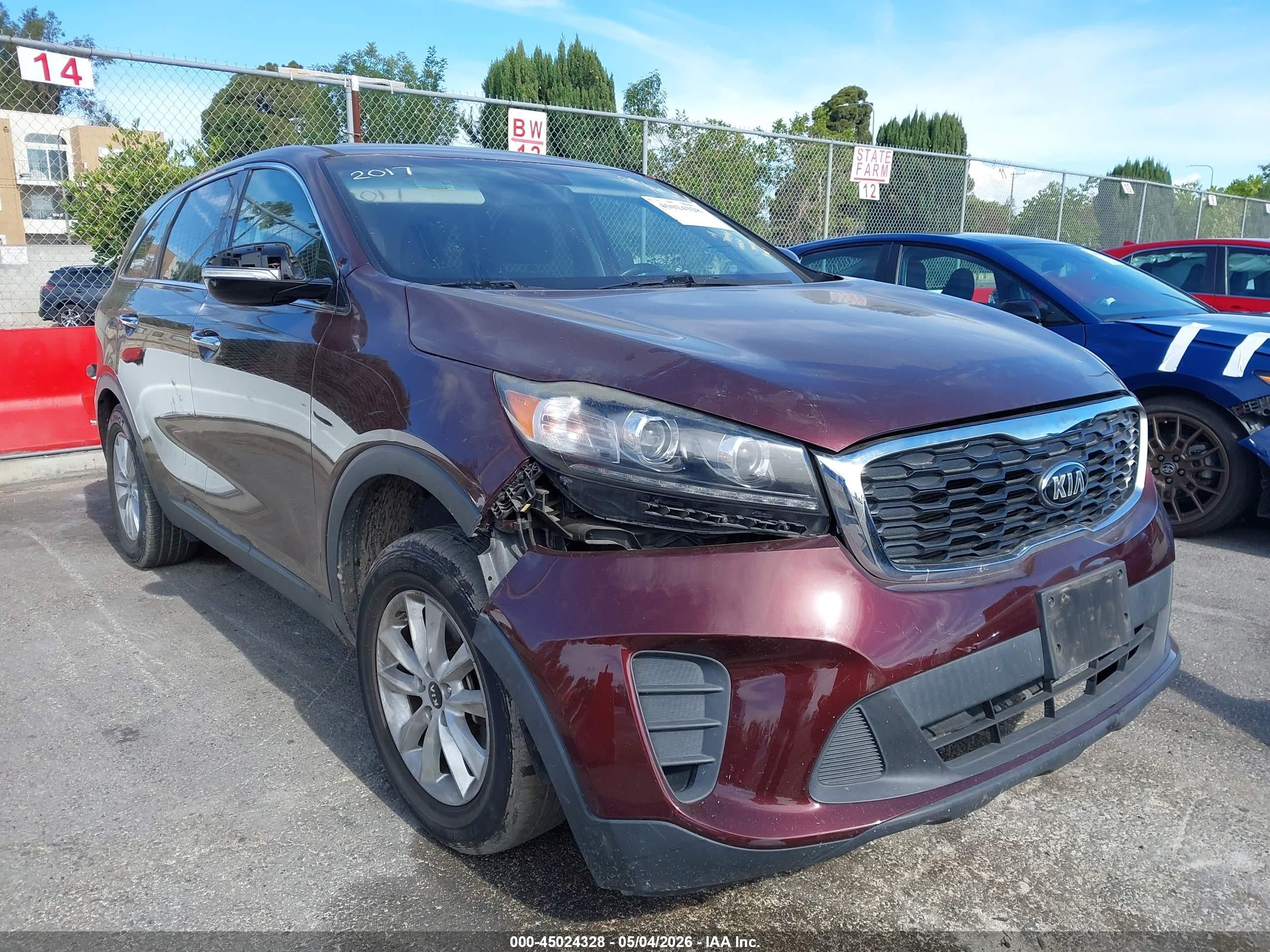 2019 Kia Sorento L, VIN 5XYPG4A39KG535836 — Theft recovery
