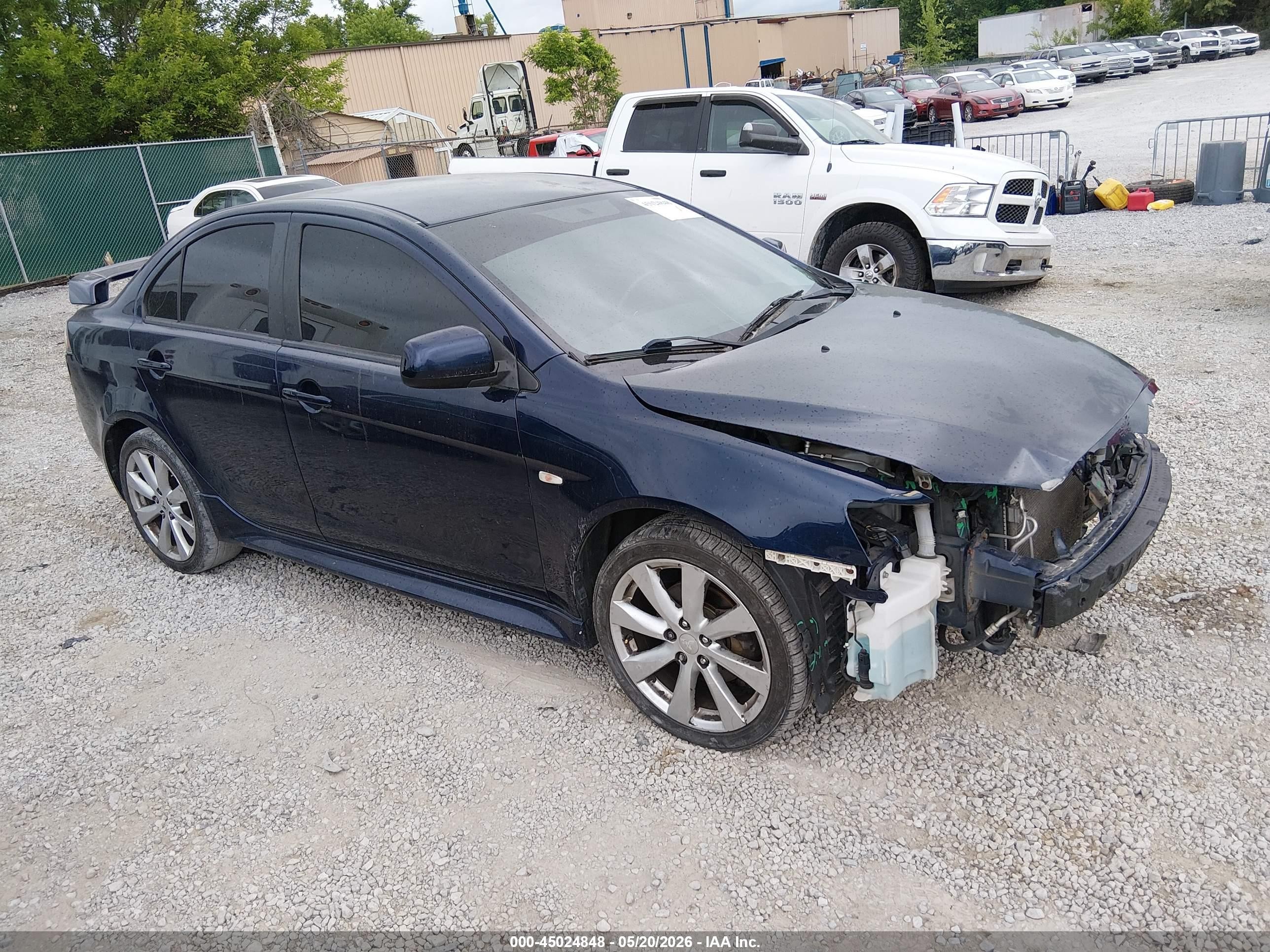 2013 Mitsubishi Lancer GT, VIN JA32U8FW2DU005463 — Front end