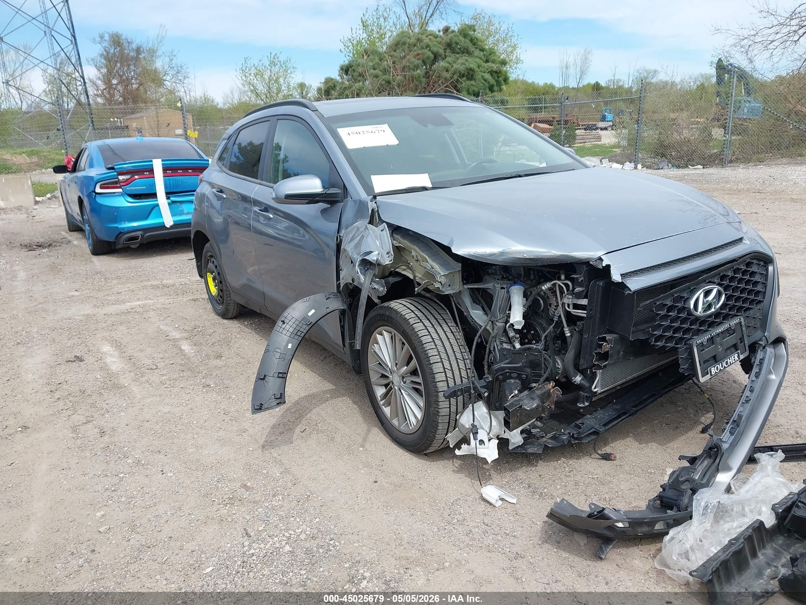 2019 Hyundai Kona SEL, VIN KM8K62AA6KU366756 — Front end