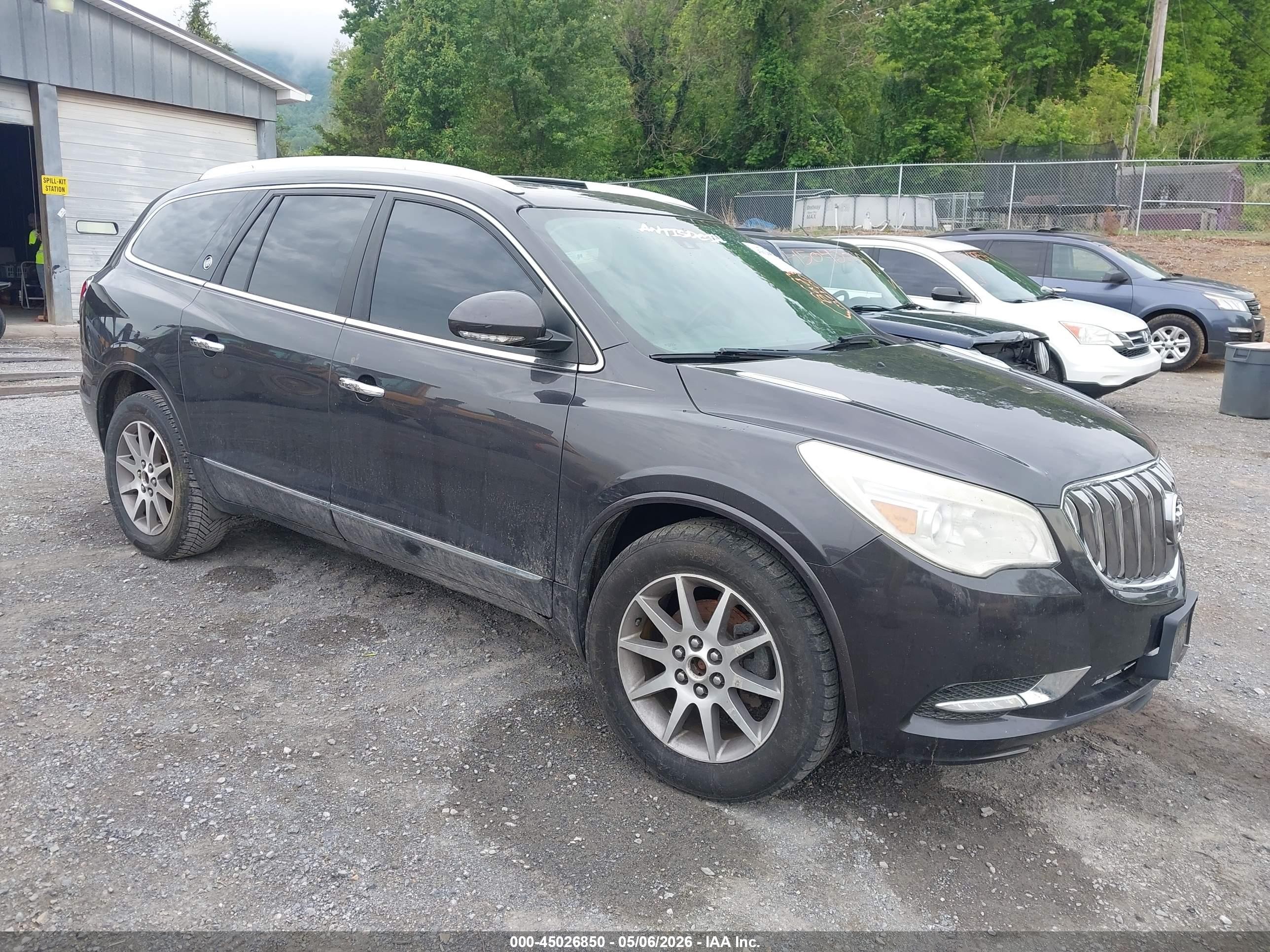 2014 Buick Enclave Leather, VIN 5GAKVBKD5EJ251895 — Undercarriage
