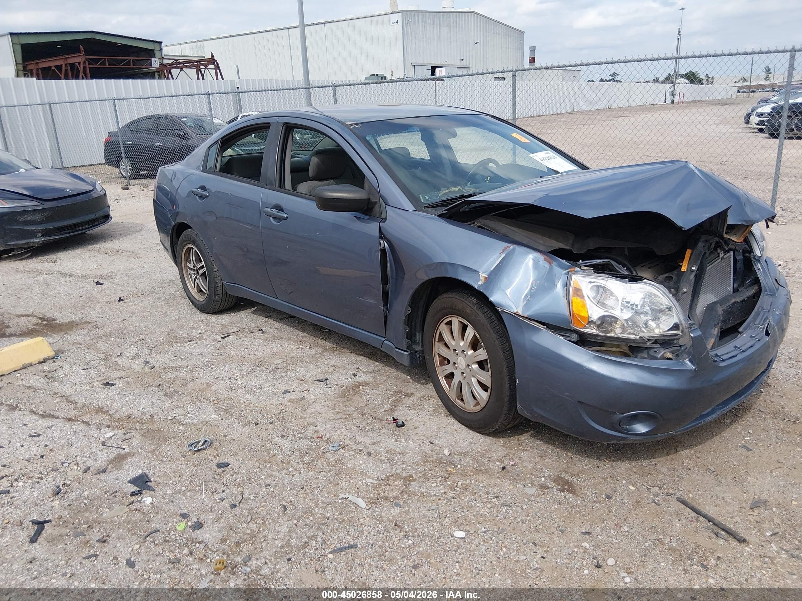 2008 Mitsubishi Galant ES, VIN 4A3AB56F28E026232 — Front end