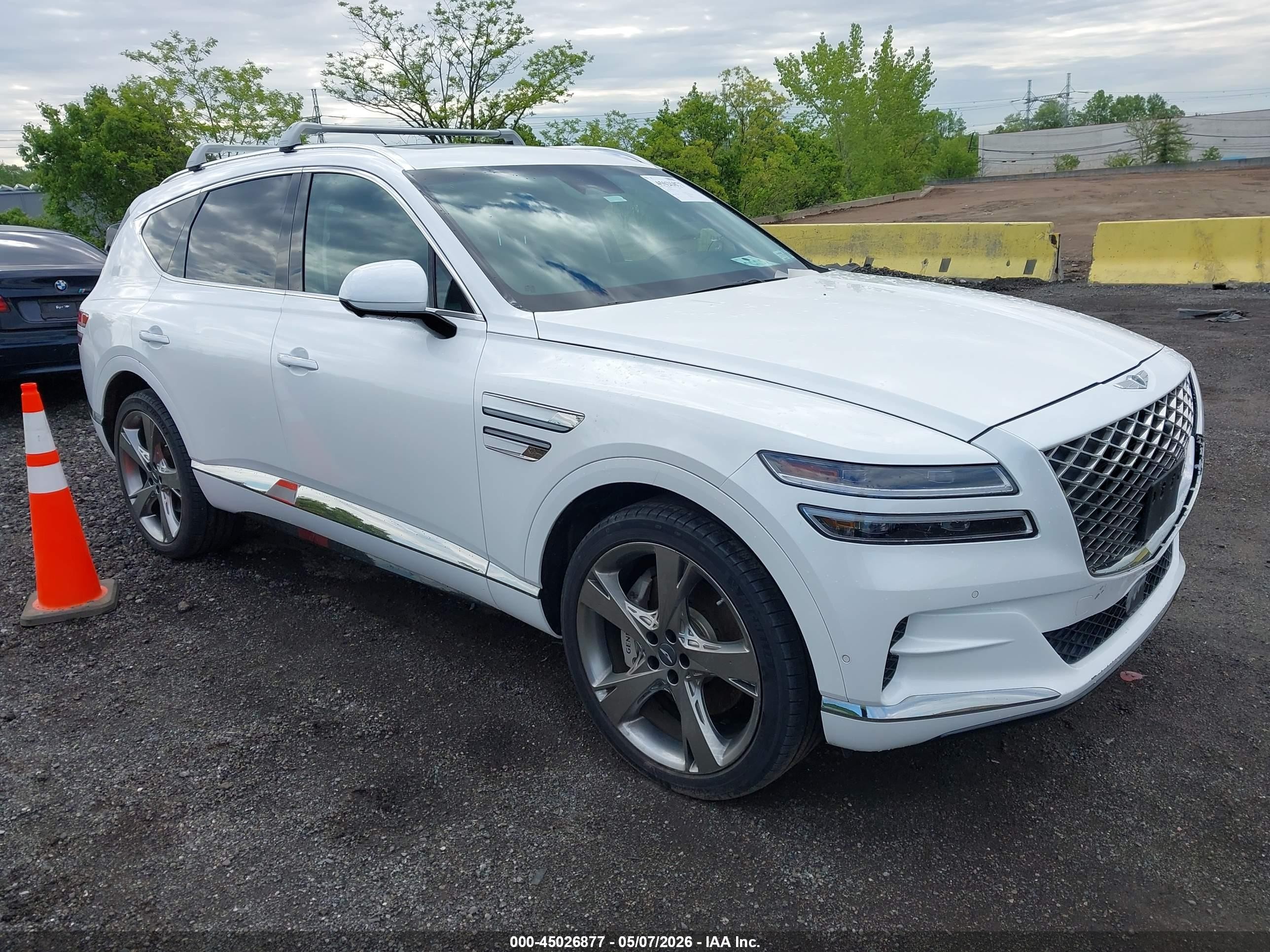 2022 Genesis GV80, VIN KMUHBDSBXNU097160 — Front end
