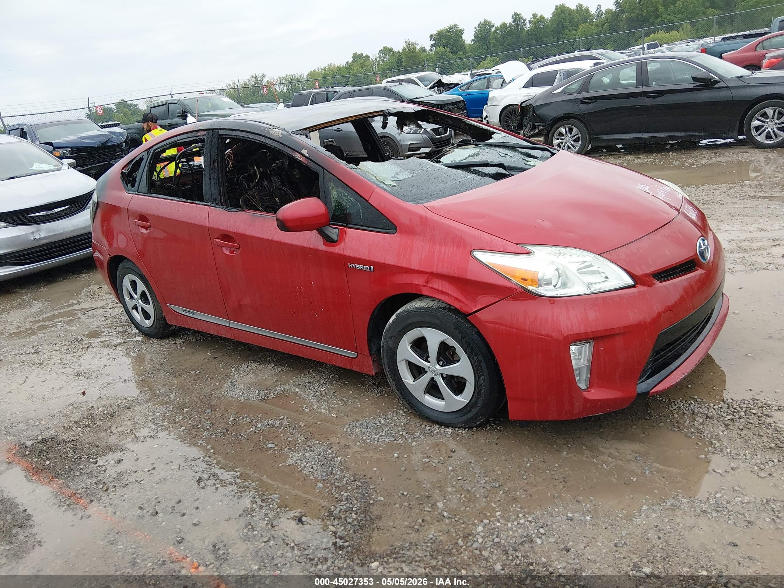 2015 Toyota Prius Two, VIN JTDKN3DU4F0476673 — All over