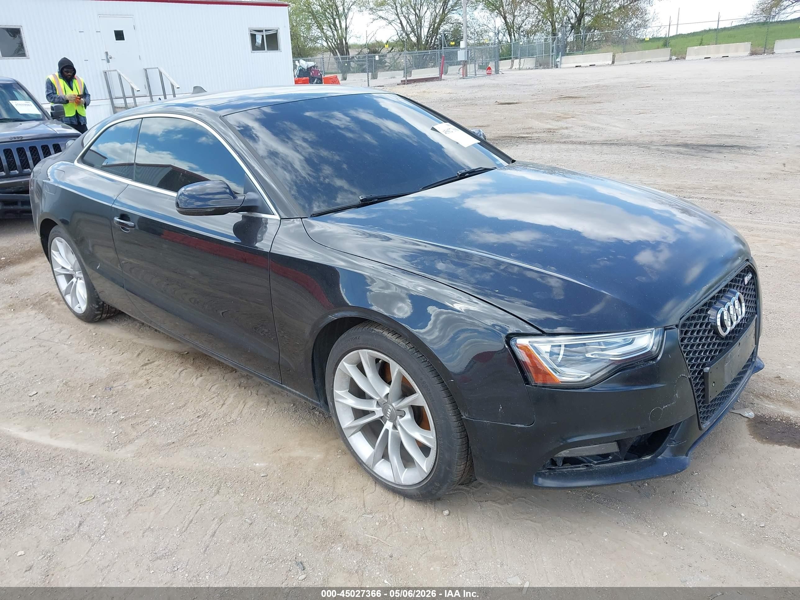 2014 Audi A5 Premium Plus, VIN WAULFAFR1EA066000 — Stripped
