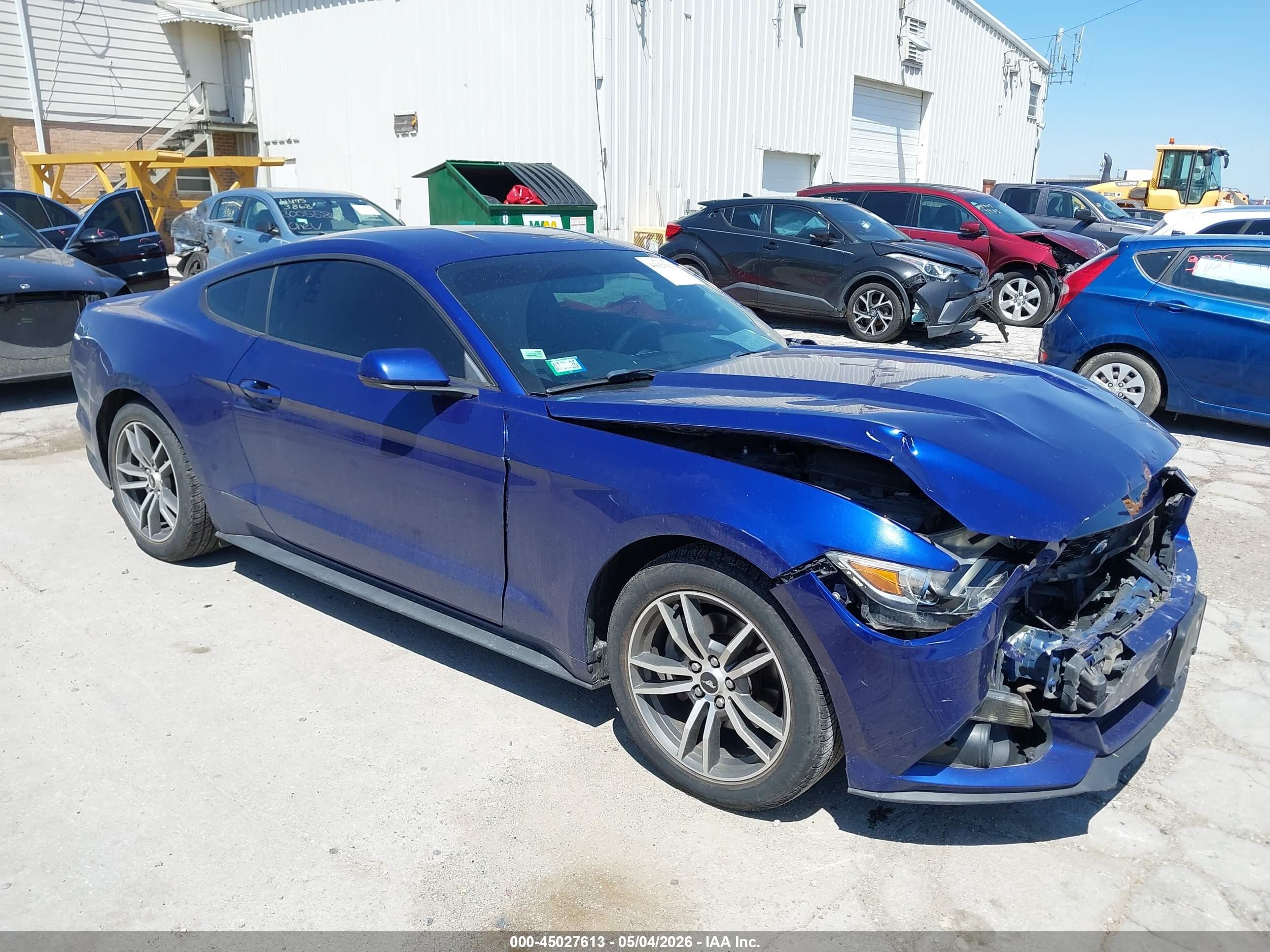 2015 Ford Mustang EcoBoost Premium, VIN 1FA6P8TH5F5350098 — Front end