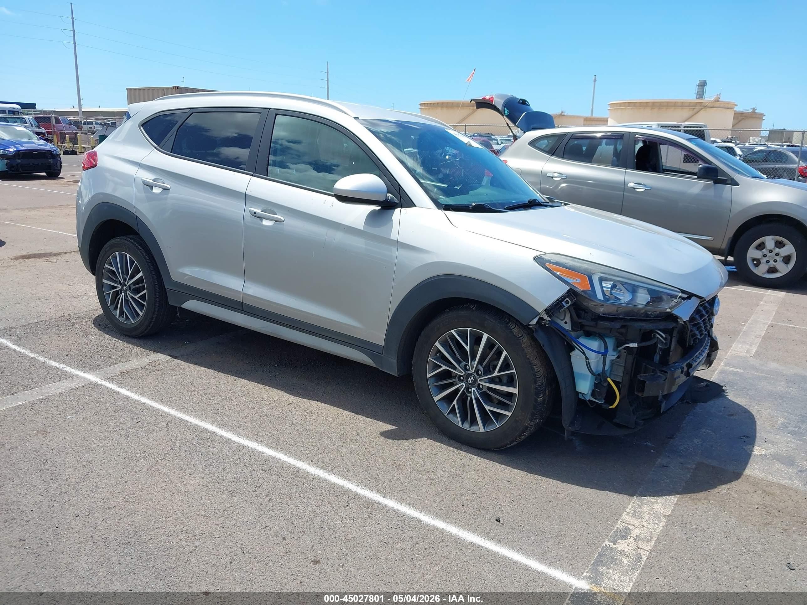 2020 Hyundai Tucson Limited, VIN KM8J33AL1LU171404 — Перед