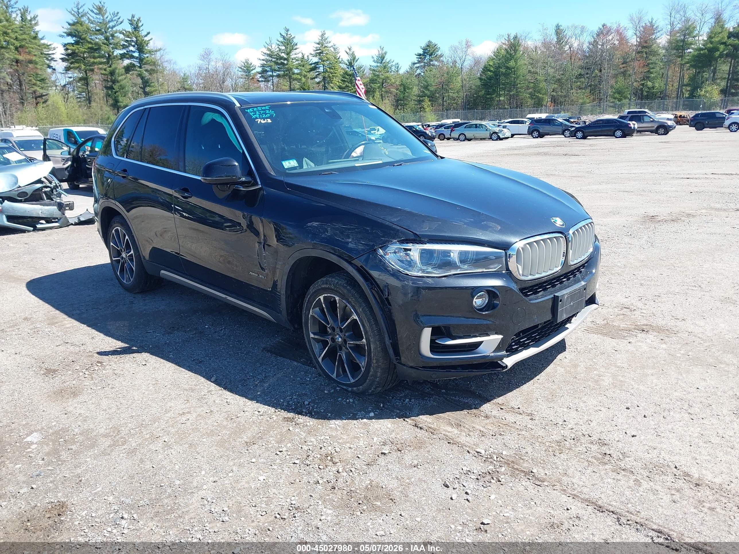 2018 BMW X5 xDrive35i, VIN 5UXKR0C5XJ0X91207 — Front end