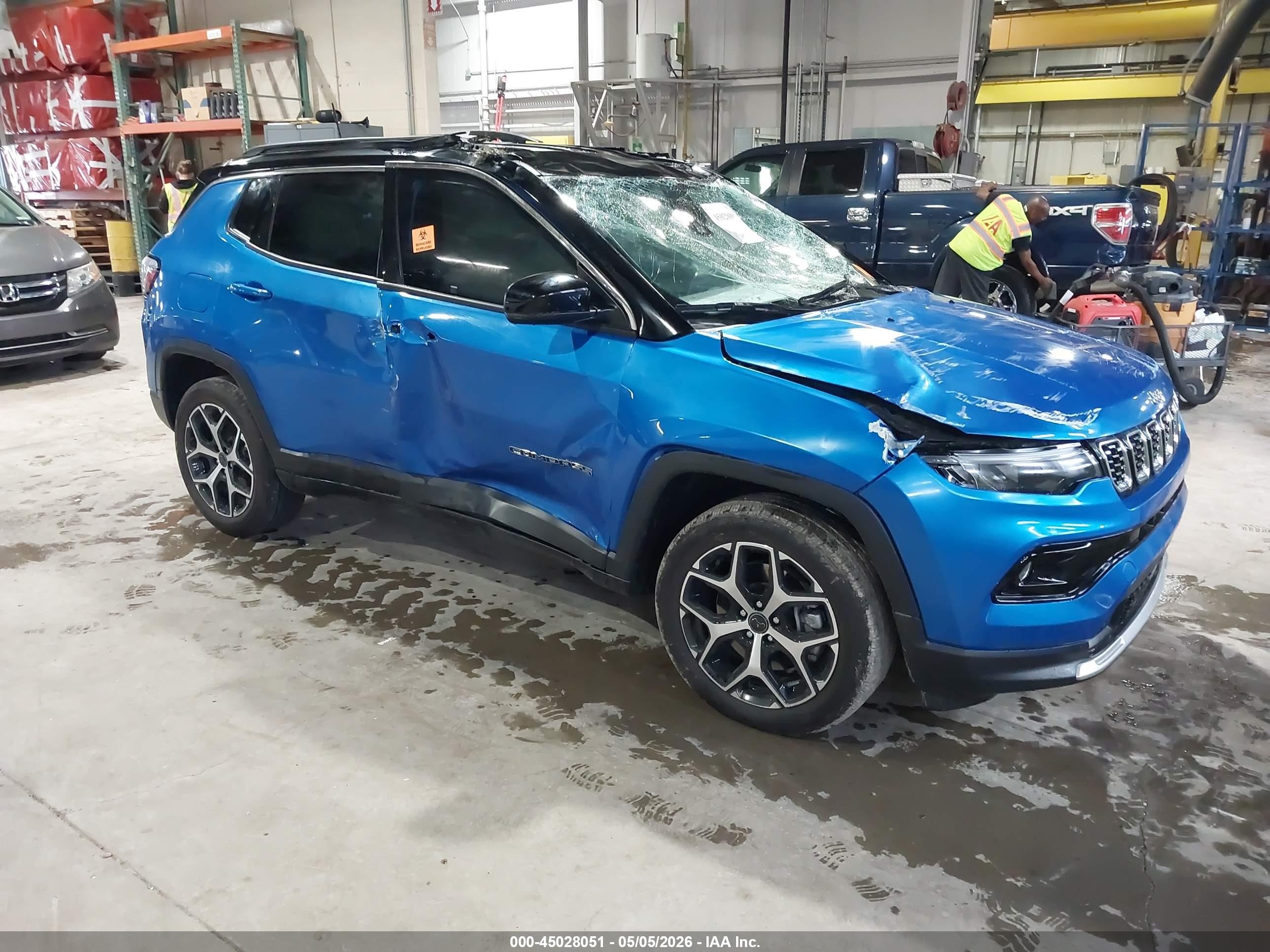 2025 Jeep Compass Limited, VIN 3C4NJDCN5ST577873 — Rollover