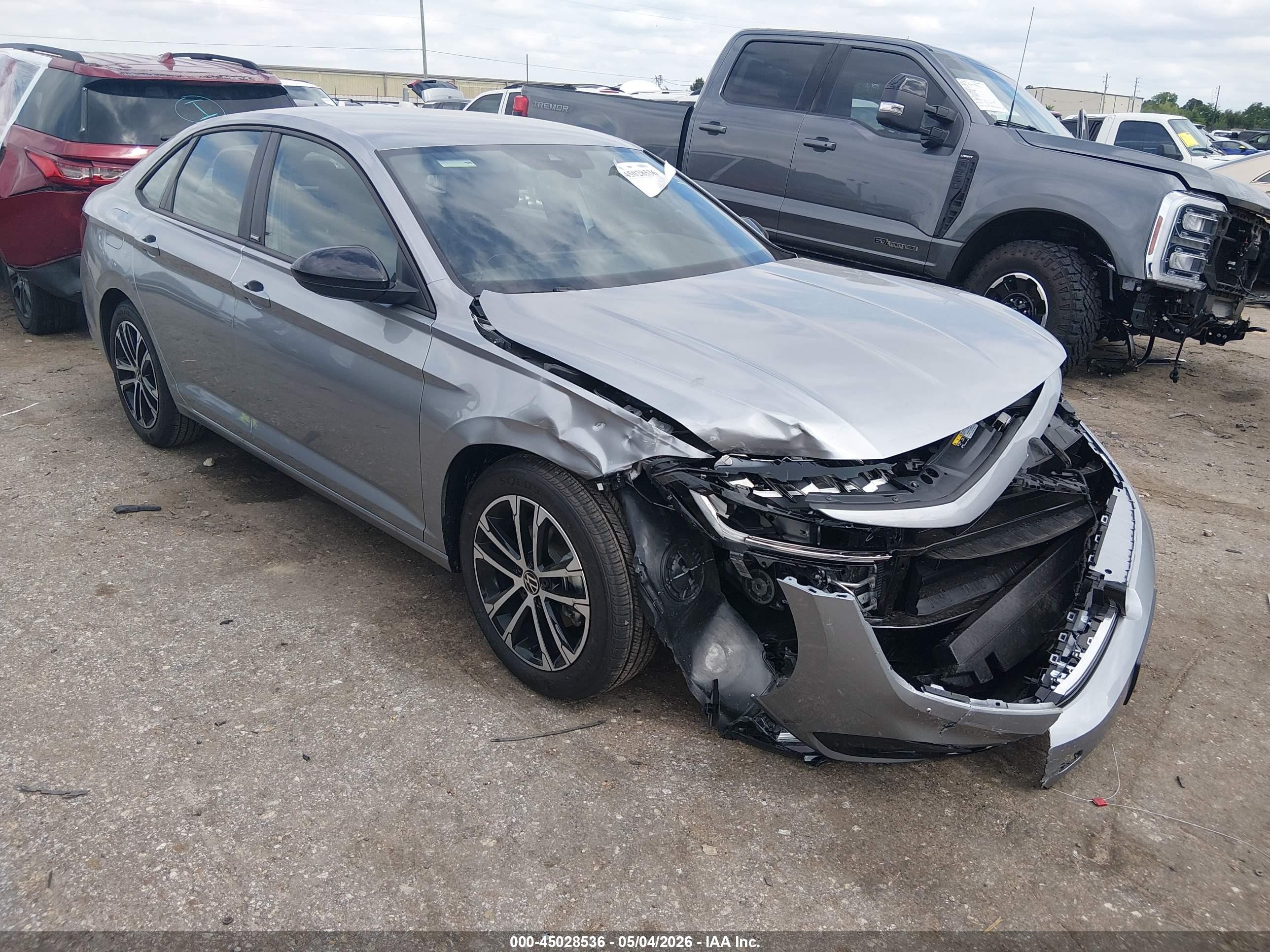 2026 Volkswagen Jetta, VIN 3VWBW7BU6TM023457 — Перед