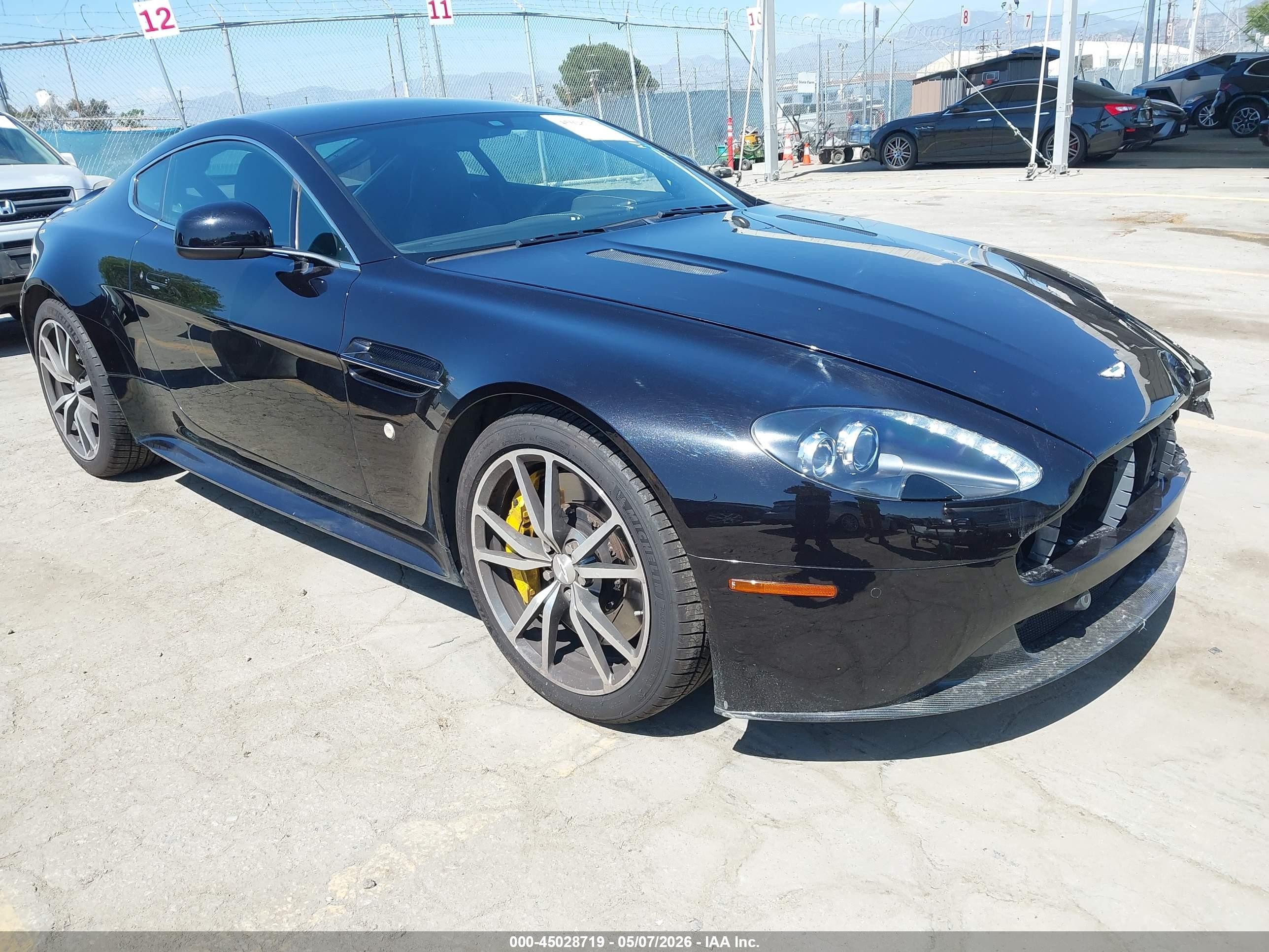 2013 Aston Martin Vantage, VIN SCFEBBDL8DGC17765 — Front end